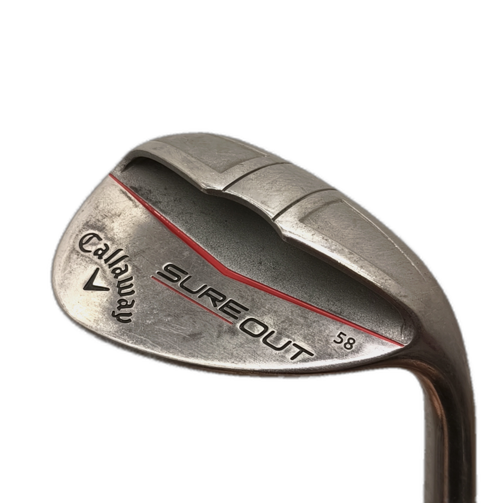 Callaway SureOut Wedge / Flex Stiff / 58/14 [model:silueta] [bg:handrolled]