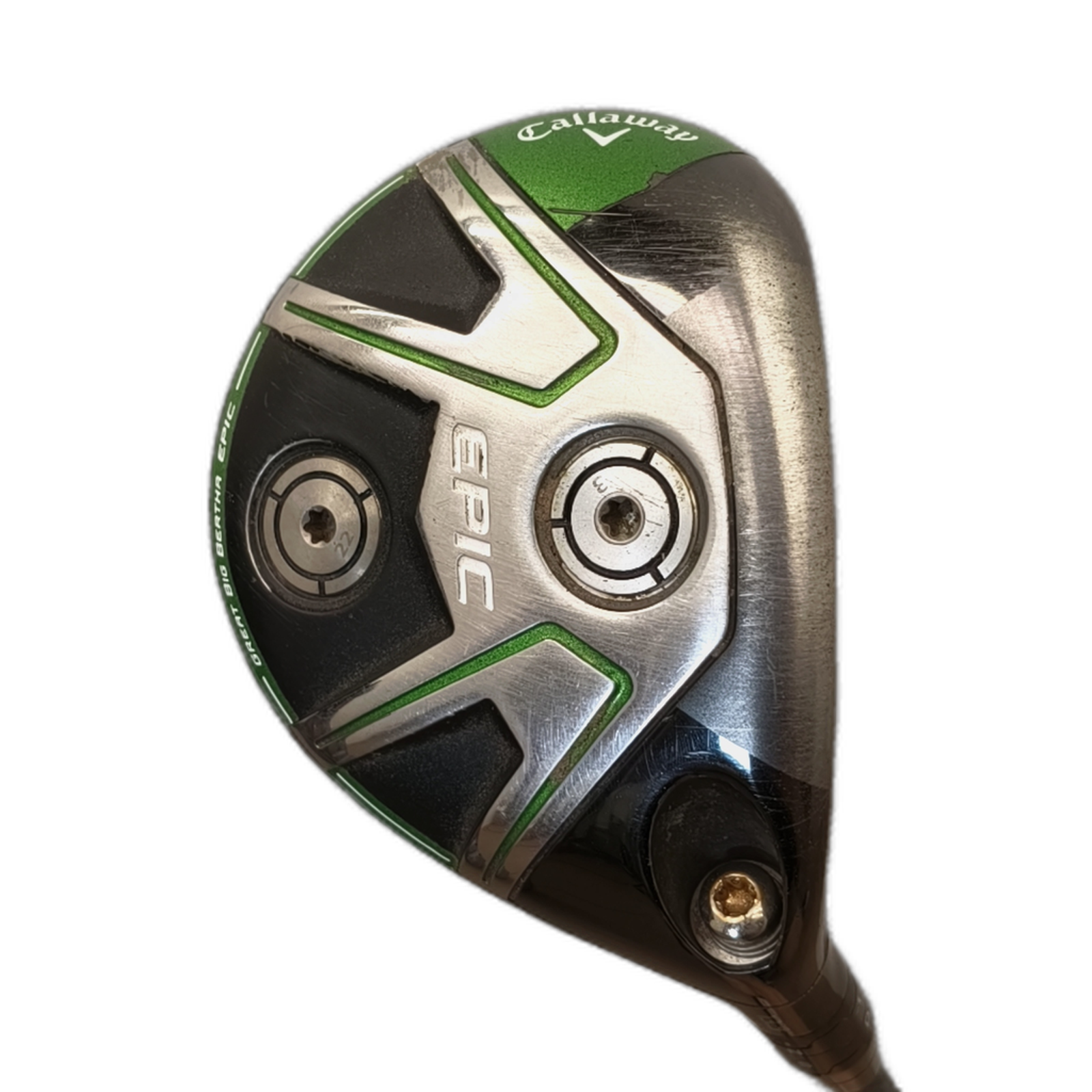 Callaway Great Big Bertha Epic Sub Zero Fairway Wood / Flex X-Stiff / #3/13.5 [model:silueta] [bg:handrolled]