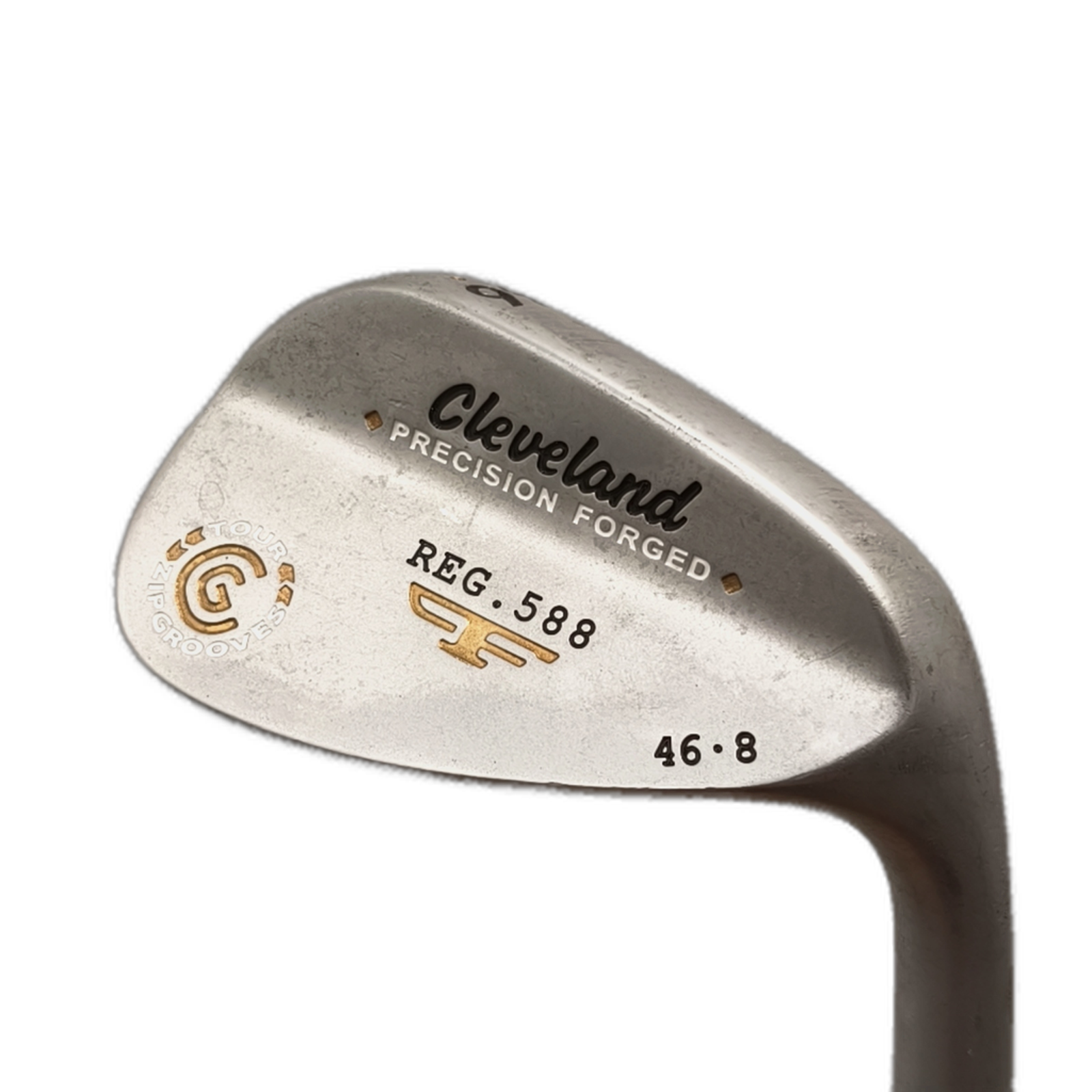 Cleveland Reg. 588 Wedge / Flex Wedge / 46/08 [model:silueta] [bg:handrolled]