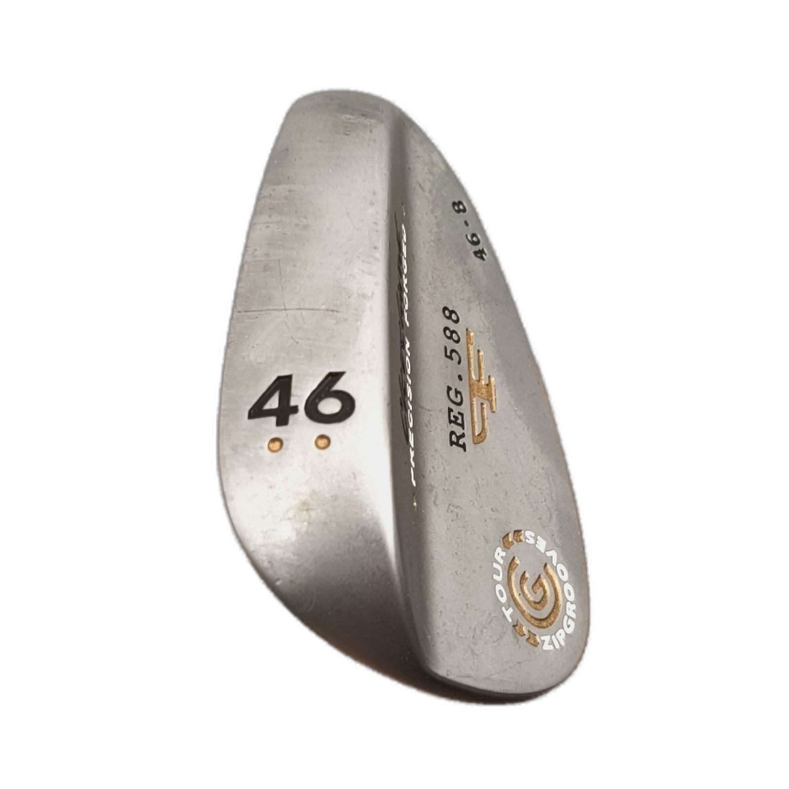 Cleveland Reg. 588 Wedge / Flex Wedge / 46/08 [model:silueta] [bg:handrolled]