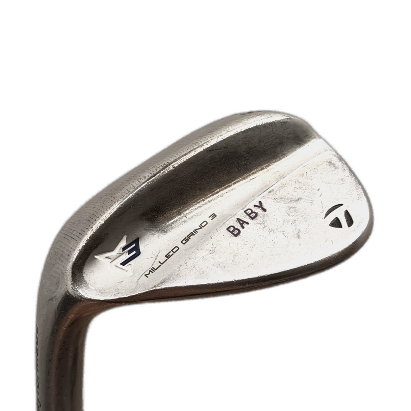 Venstre TaylorMade MG 3 Wedge / Flex Stiff / 52/09 [model:silueta] [bg:handrolled]
