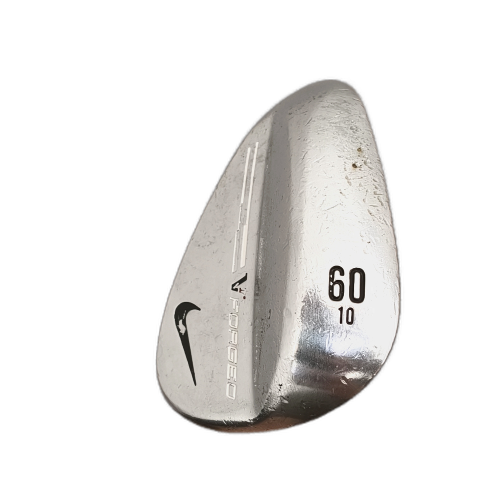 Venstre Nike VR Forged Wedge / Flex Wedge / 60/10 [model:silueta] [bg:handrolled]