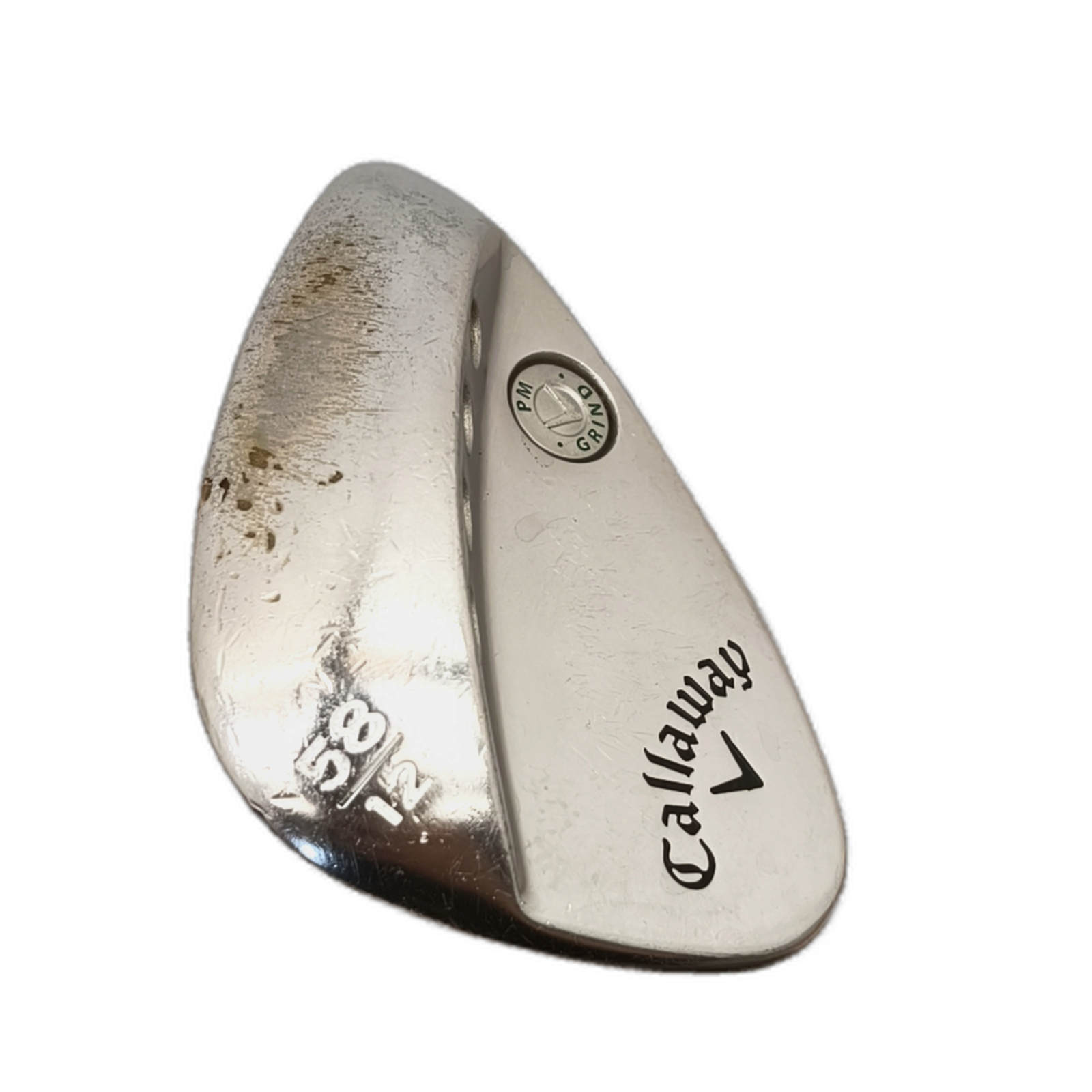 Callaway Mack Daddy PM Grind Wedge / Flex Stiff / 58/12 [model:silueta] [bg:handrolled]