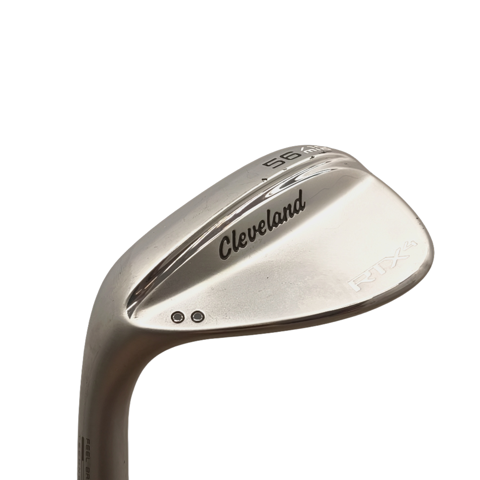 Left Cleveland RTX4 Wedge / Flex Stiff / 56/10 [model:birefnet-general] [bg:handrolled]
