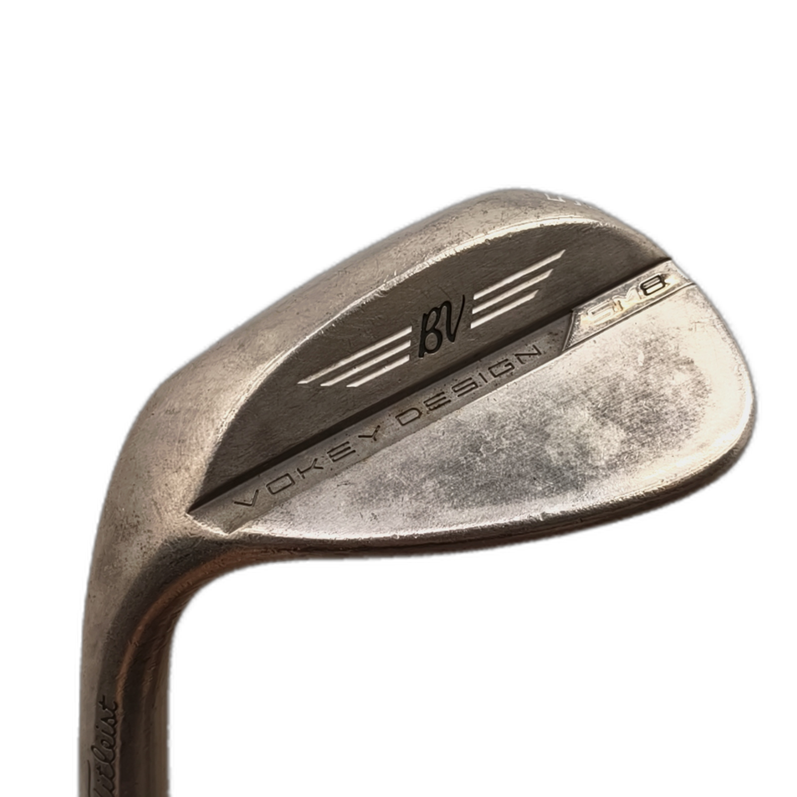 Venstre Titleist SM8 Wedge / Flex X-Stiff / 56/12 [model:silueta] [bg:handrolled]