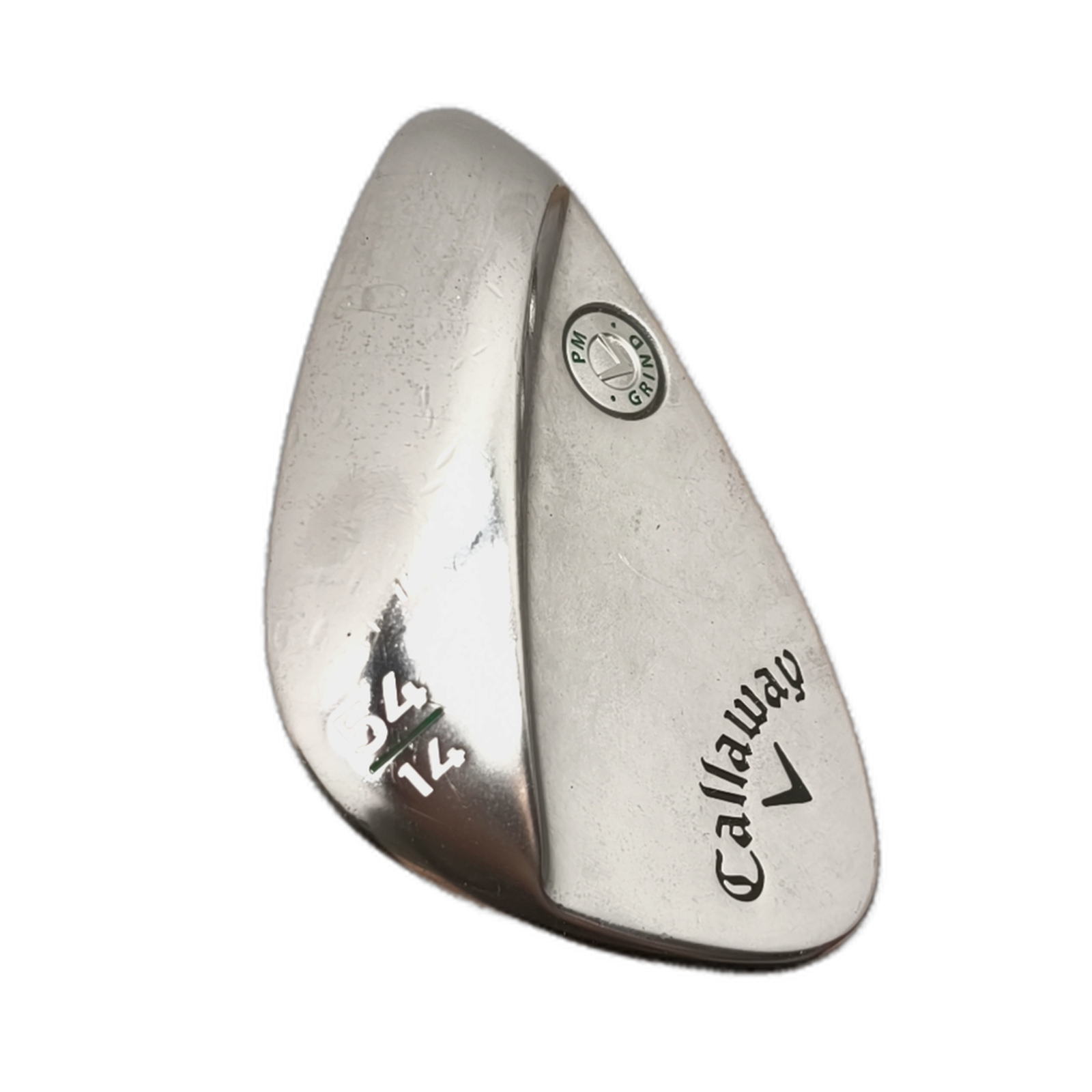 Callaway Mack Daddy PM Grind Wedge / Flex Stiff / 54/14 [model:silueta] [bg:handrolled]