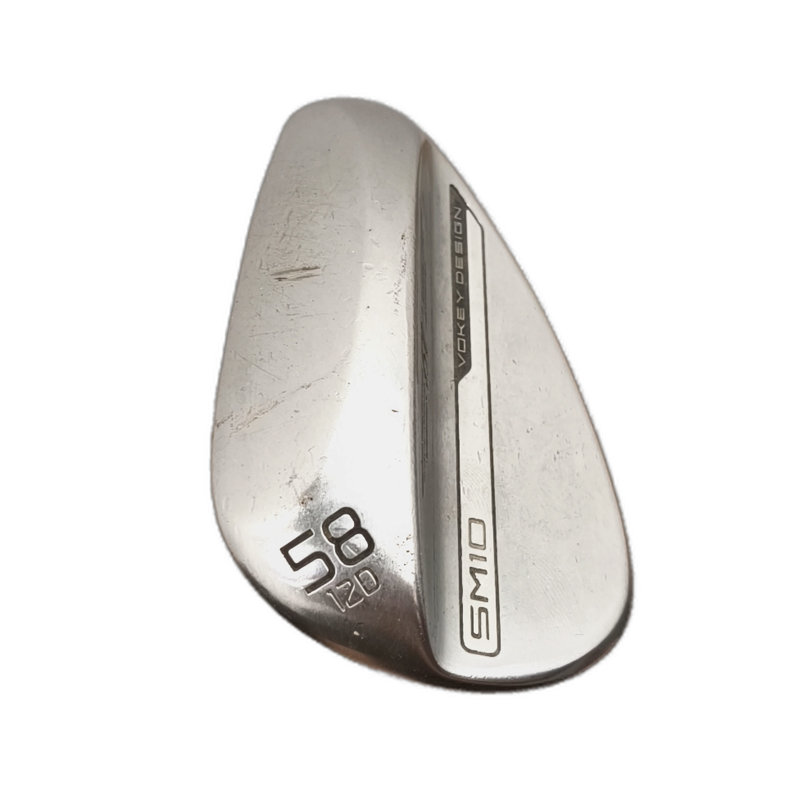 Titleist SM10 Wedge / Flex Wedge / 58/12 [model:silueta] [bg:handrolled]