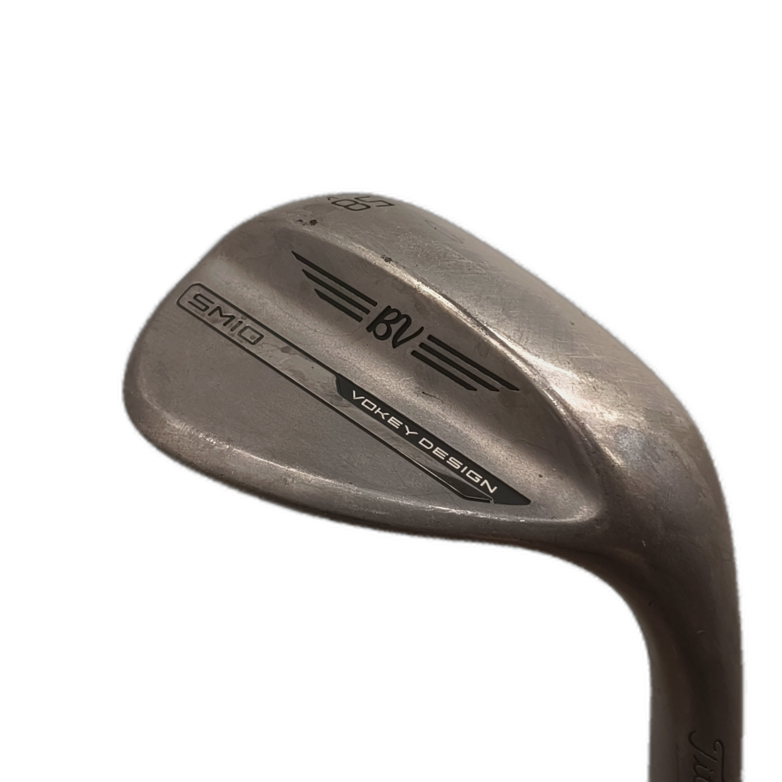 Titleist SM10 Gunmetal Wedge / Flex Wedge / 58/06 [model:silueta] [bg:handrolled]