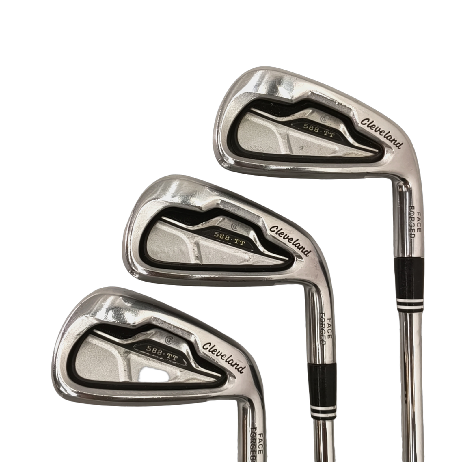 Cleveland 588 TT Jernsæt / 4i+6-PW / Flex Stiff / Stål [model:birefnet-general] [bg:handrolled]
