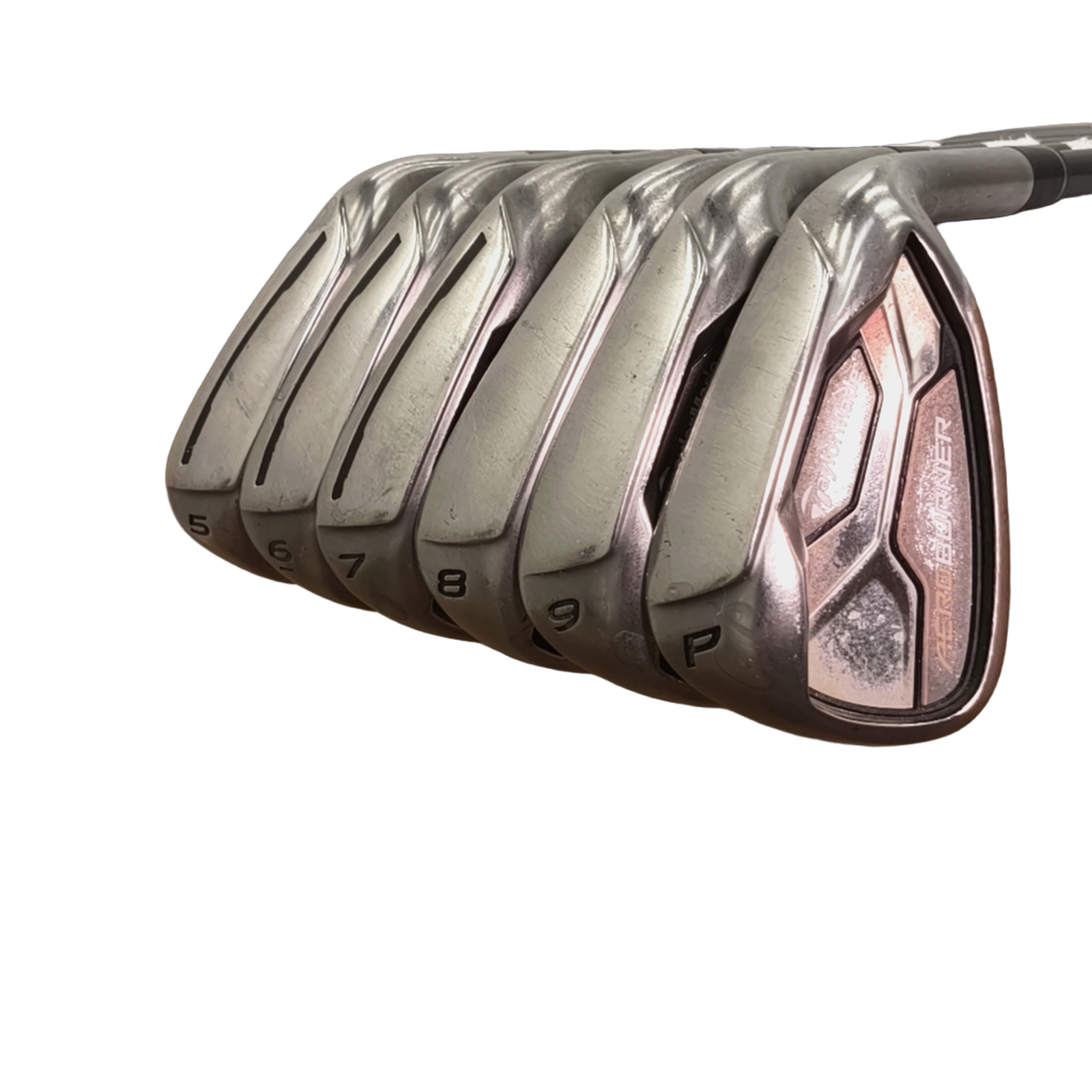 TaylorMade AeroBurner Jernsæt / 5-PW / Flex Regular / Grafit [model:birefnet-general] [bg:handrolled]