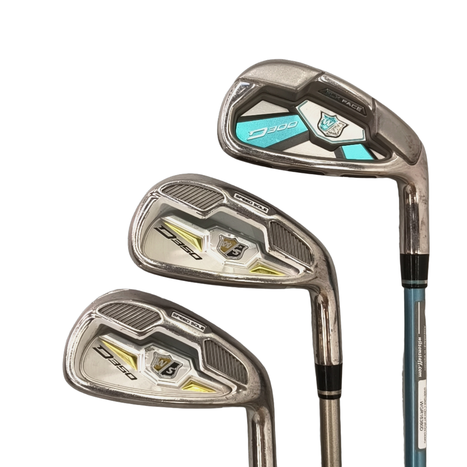 Wilson Staff D350 Jernsæt / 6-PW+SW / Flex Ladies / Grafit [model:birefnet-general] [bg:handrolled]