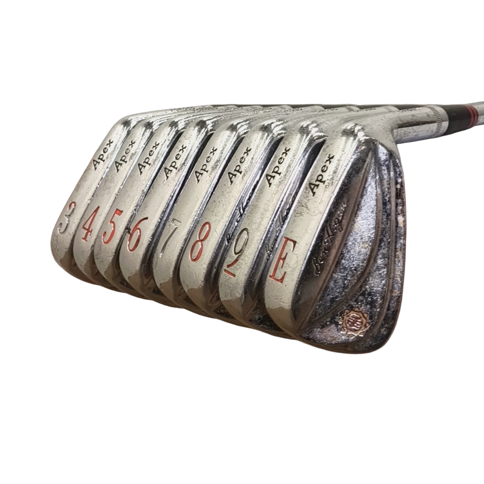 Ben Hogan Apex Jernsæt / 2-PW / Flex Stiff / Stål [model:birefnet-general] [bg:handrolled]