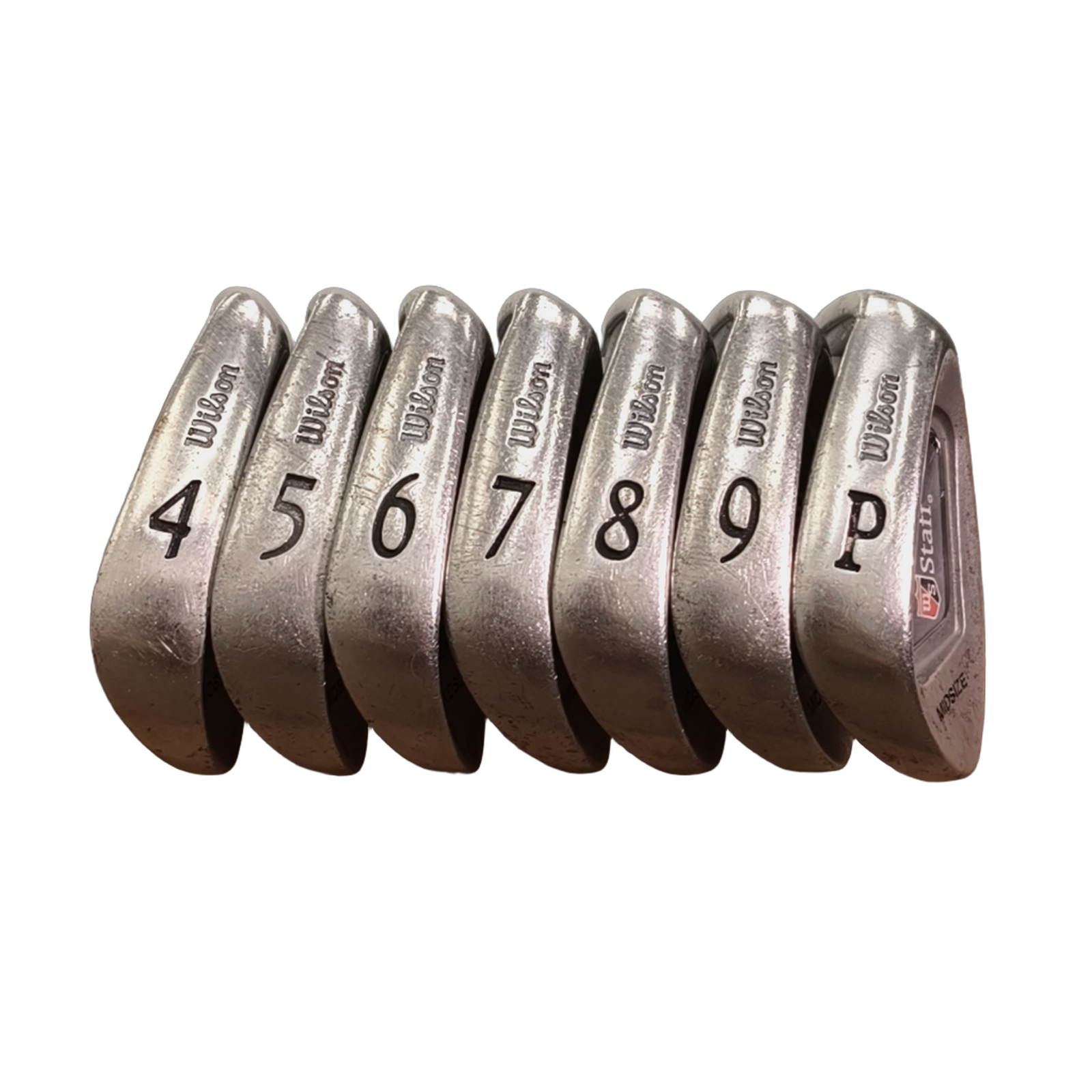 Wilson Staff Midsize Jernsæt / 4-PW / Flex Regular / Grafit [model:birefnet-general] [bg:handrolled]