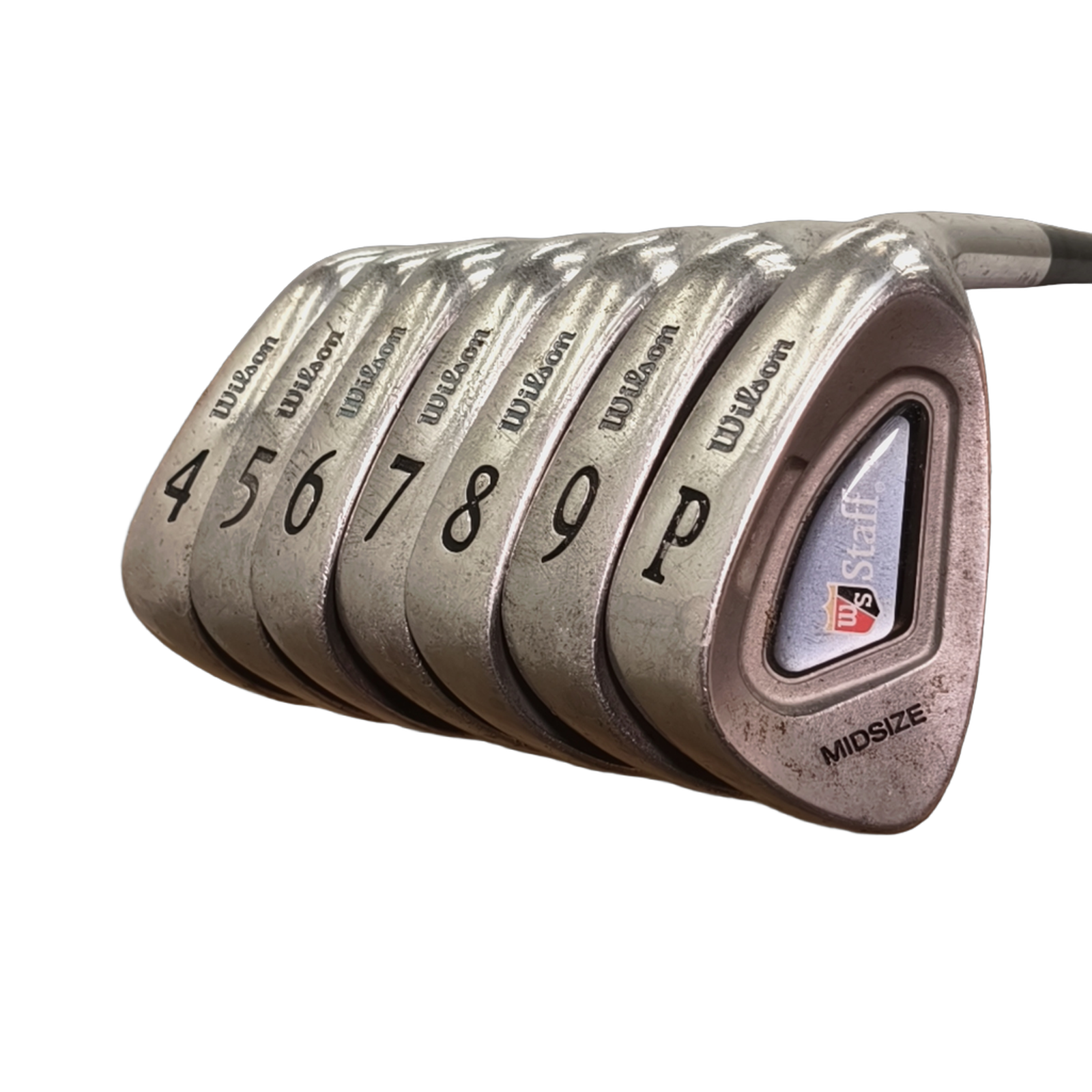 Wilson Staff Midsize Jernsæt / 4-PW / Flex Regular / Grafit [model:birefnet-general] [bg:handrolled]
