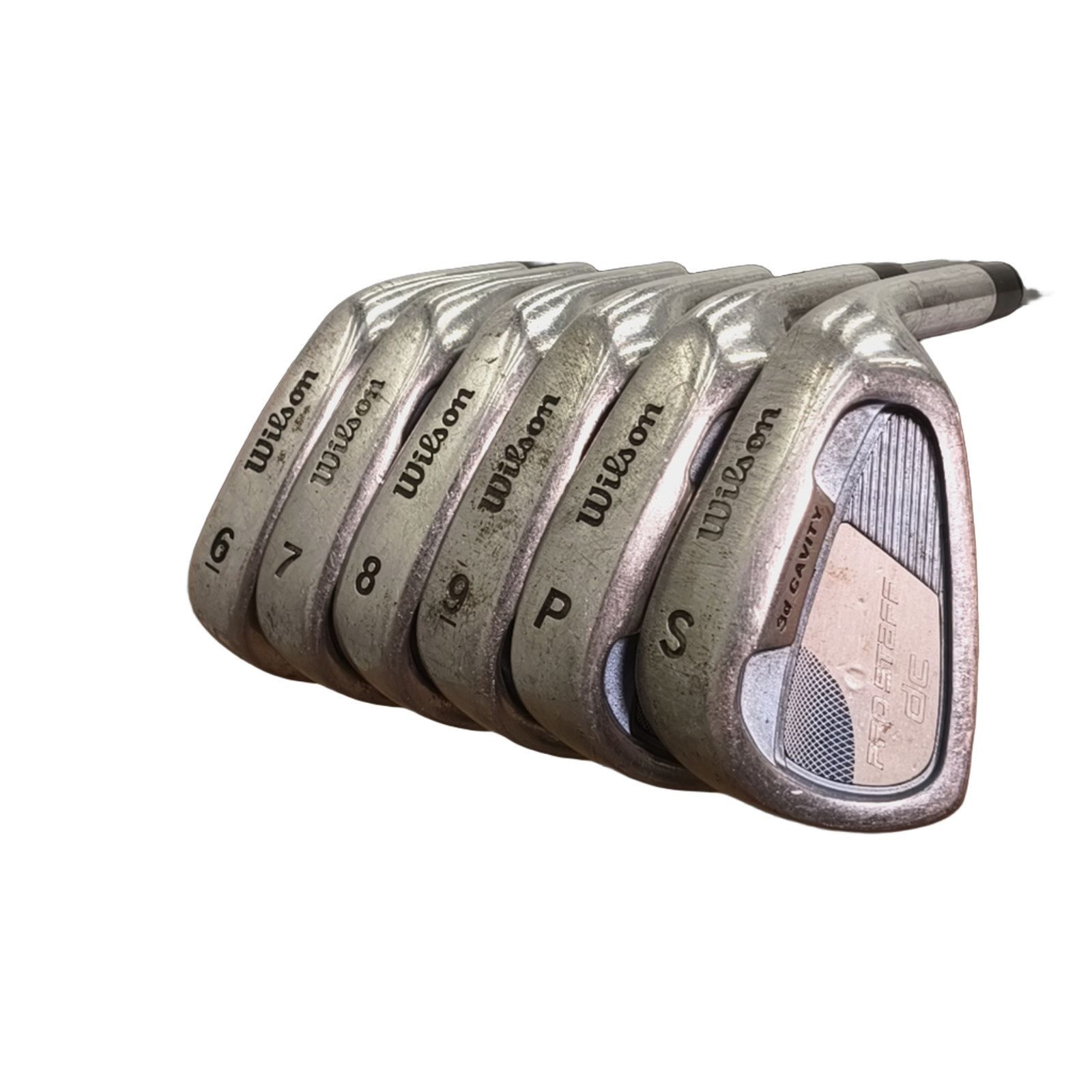 Wilson Prostaff DC Jernsæt / 6-PW+SW / Flex Ladies / Grafit [model:birefnet-general] [bg:handrolled]