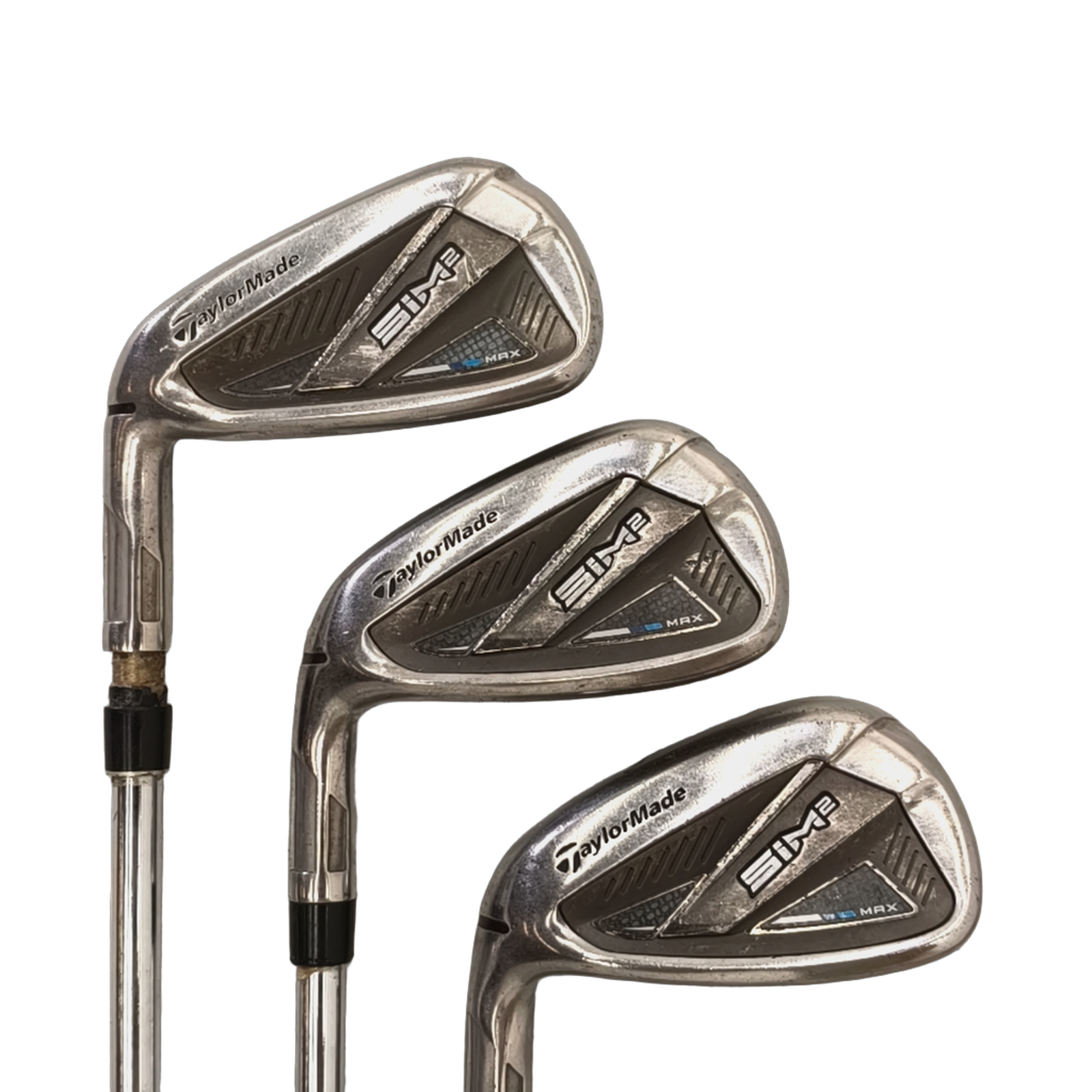 Venstre TaylorMade Sim 2 Max Jernsæt / 5-PW / Flex Regular / Stål [model:birefnet-general] [bg:handrolled]