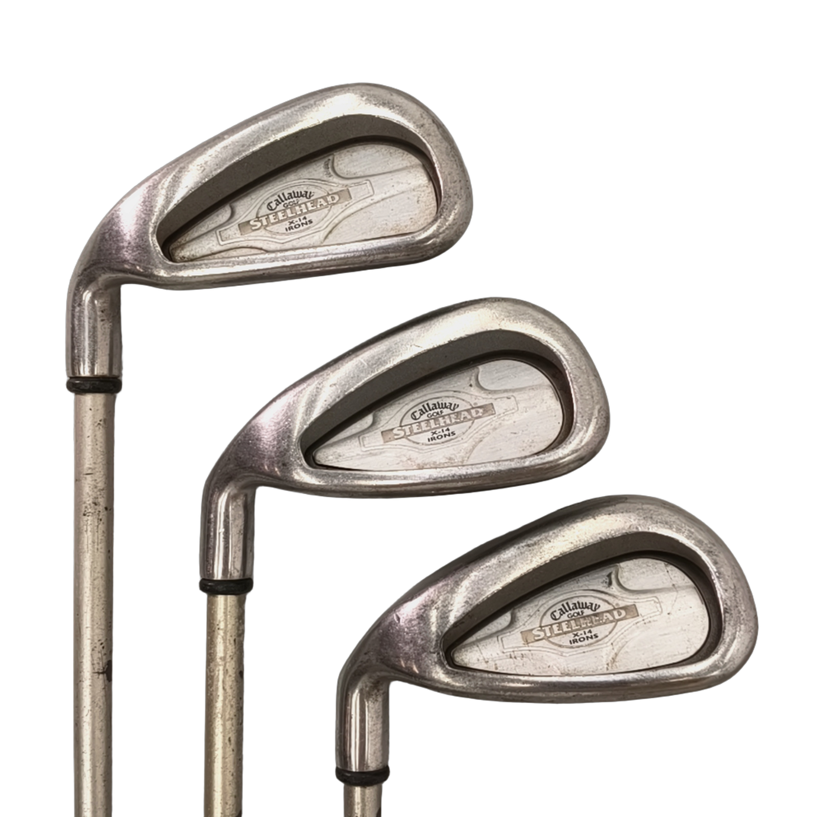 Venstre Callaway Steelhead X-14 Jernsæt / 3-PW+SW / Flex Ladies / Grafit [model:birefnet-general] [bg:handrolled]