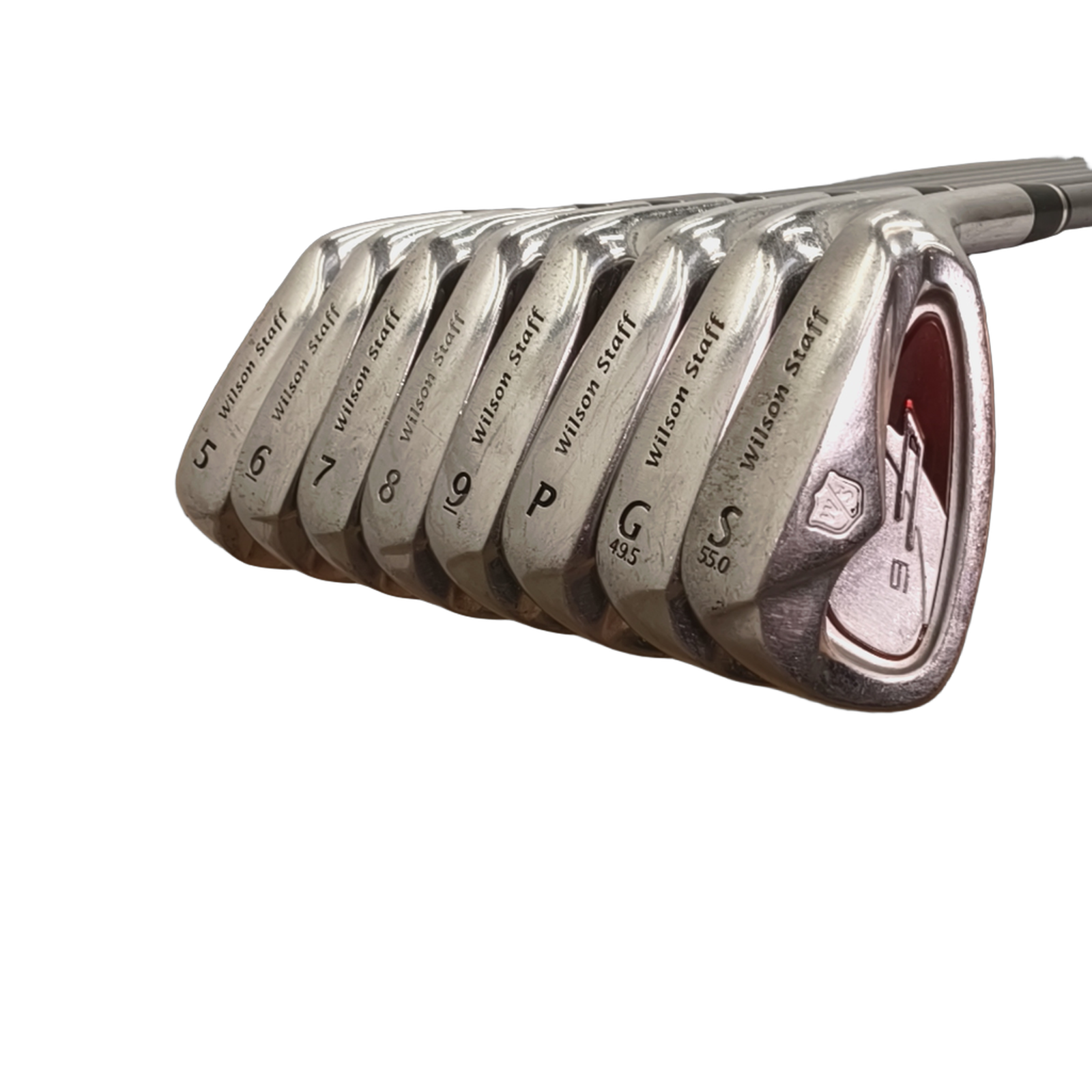 Wilson Staff DI9 Jernsæt / 5-PW+GW+SW / Flex Regular / Grafit [model:birefnet-general] [bg:handrolled]