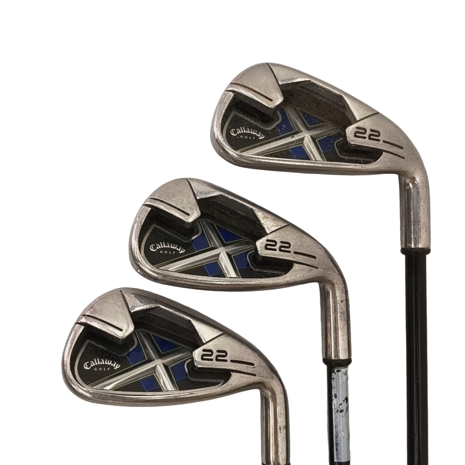 Callaway X22 Jernsæt / 5-PW+GW+SW / Flex Regular / Grafit [model:birefnet-general] [bg:handrolled]