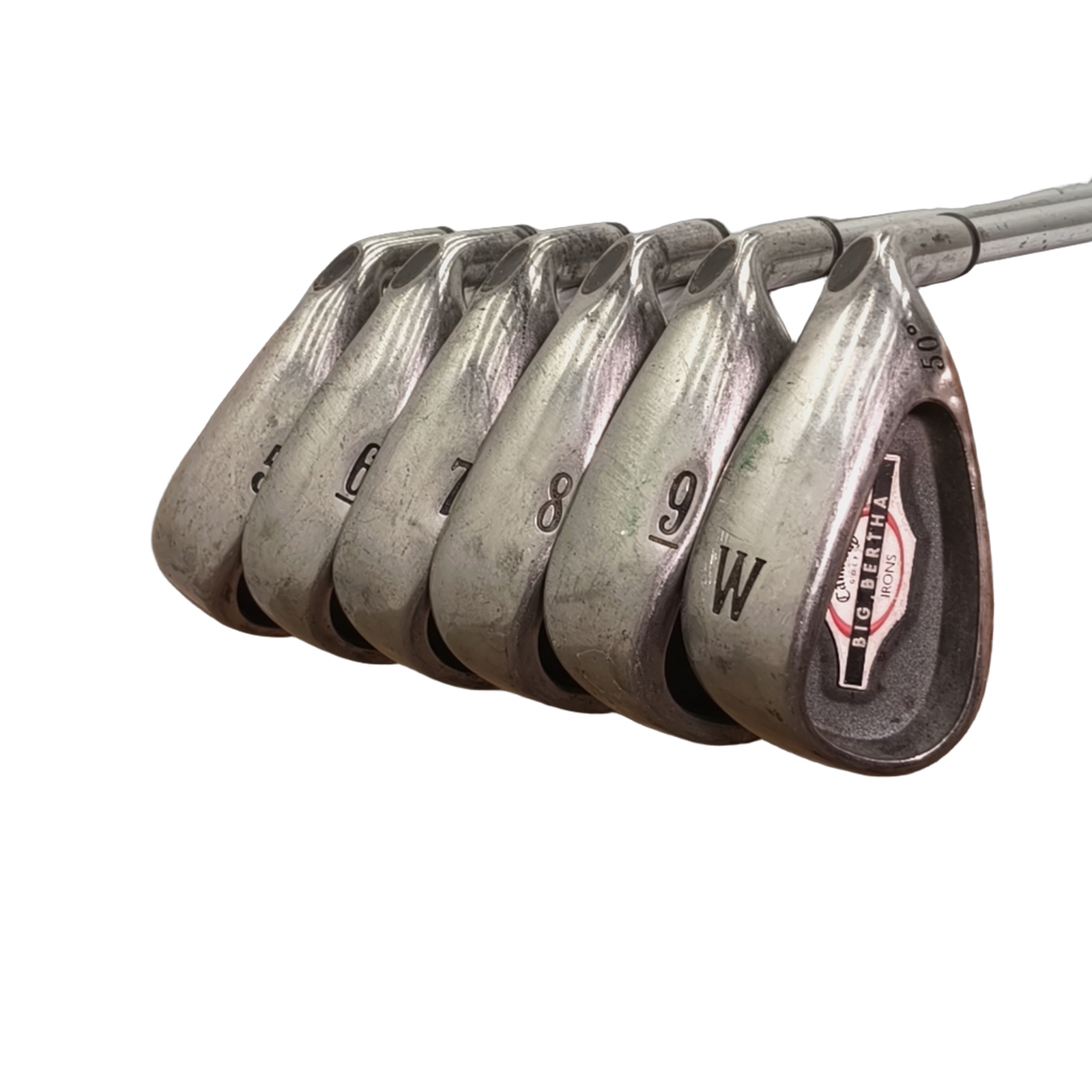 Callaway Big Bertha Jernsæt / 5-PW / Flex Uniflex / Stål [model:birefnet-general] [bg:handrolled]