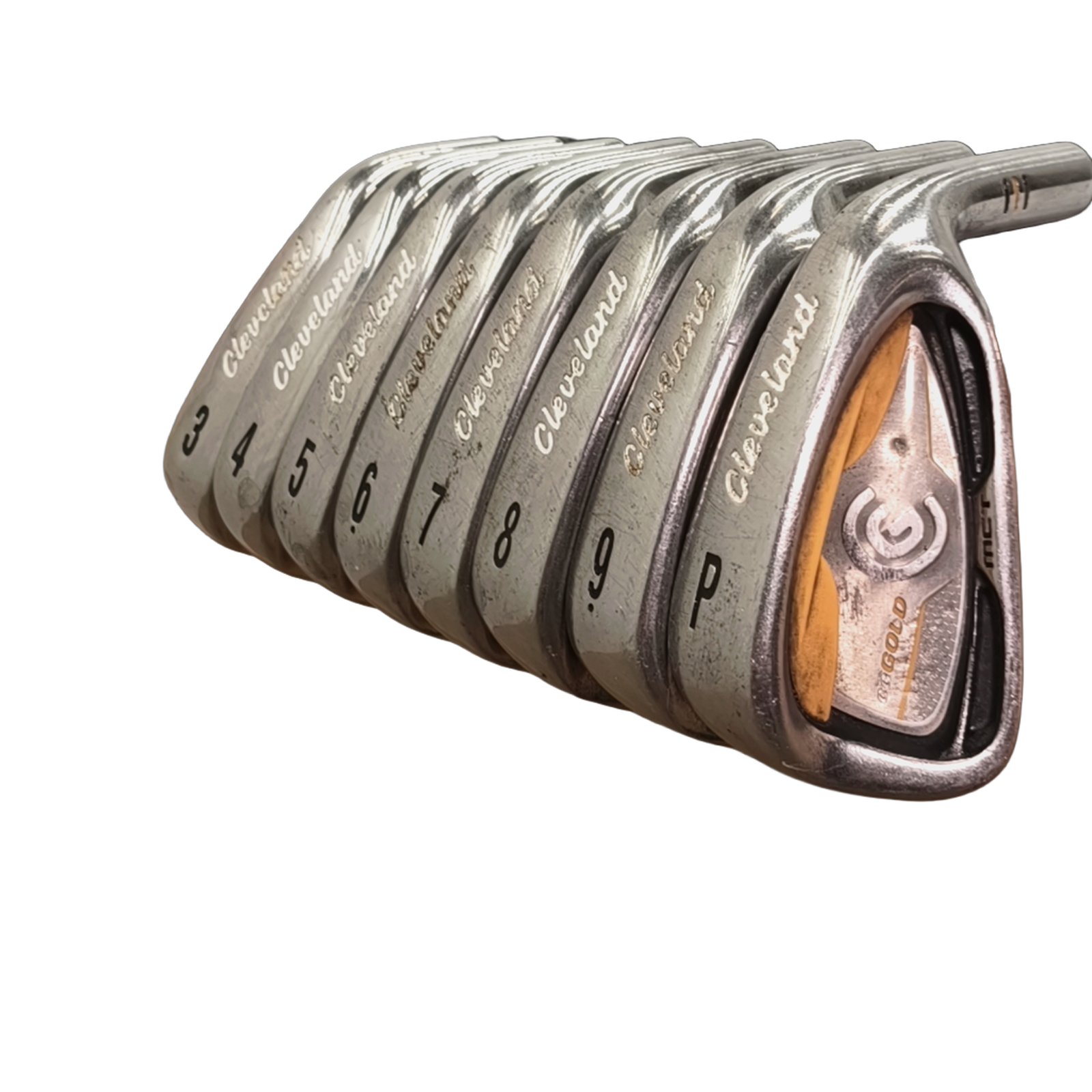 Cleveland CG Gold Jernsæt / 3-PW / Flex Regular / Grafit [model:birefnet-general] [bg:handrolled]