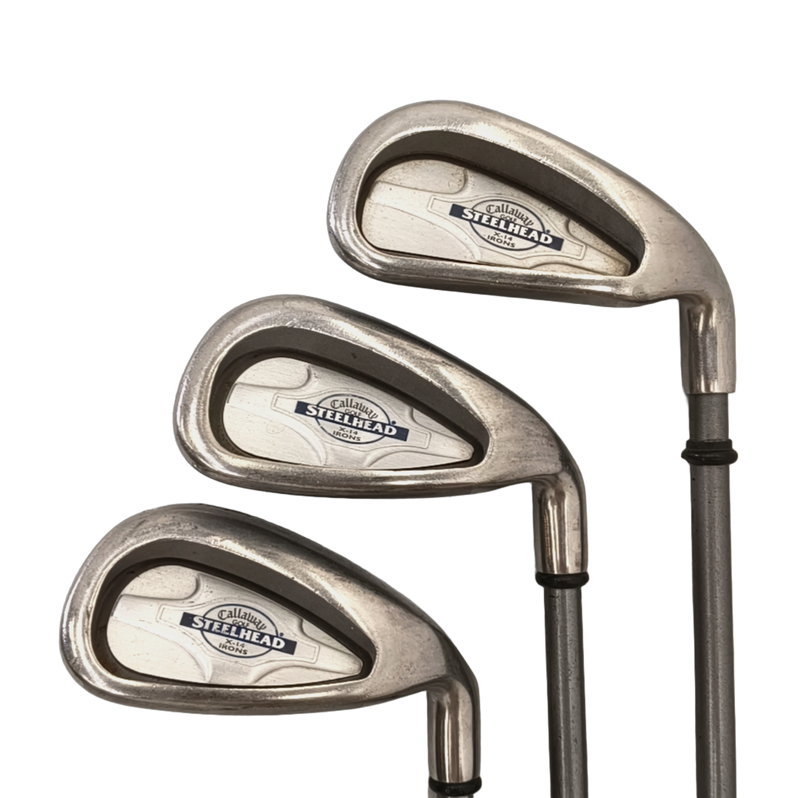 Callaway Steelhead X-14 Jernsæt / 6-PW / Flex Stiff / Grafit [model:birefnet-general] [bg:handrolled]