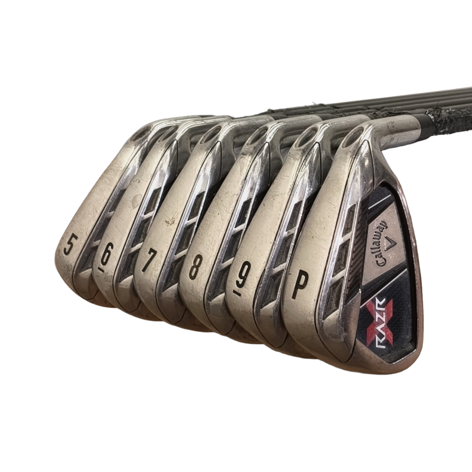 Callaway RAZR Jernsæt / 5-PW / Flex Regular / Grafit [model:birefnet-general] [bg:handrolled]
