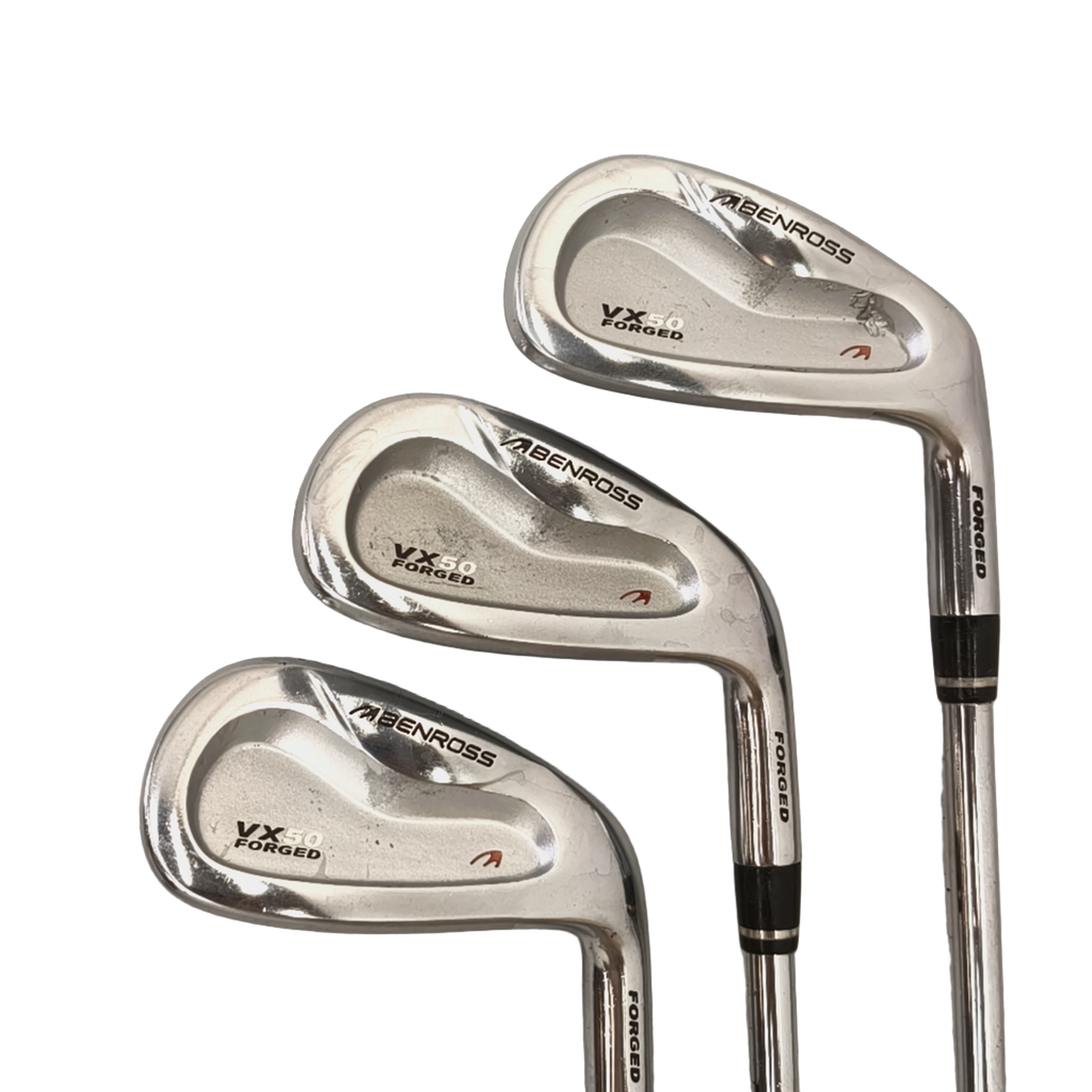 Ben Ross VX50 Jernsæt / 4-PW / Flex Stiff / Stål [model:birefnet-general] [bg:handrolled]