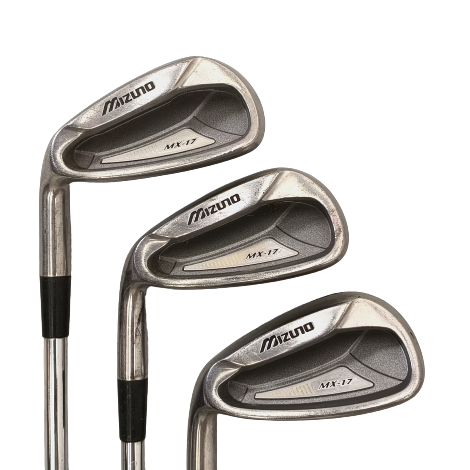 Venstre Mizuno MX-17 Jernsæt / 4-PW / Flex Stiff / Stål [model:birefnet-general] [bg:handrolled]