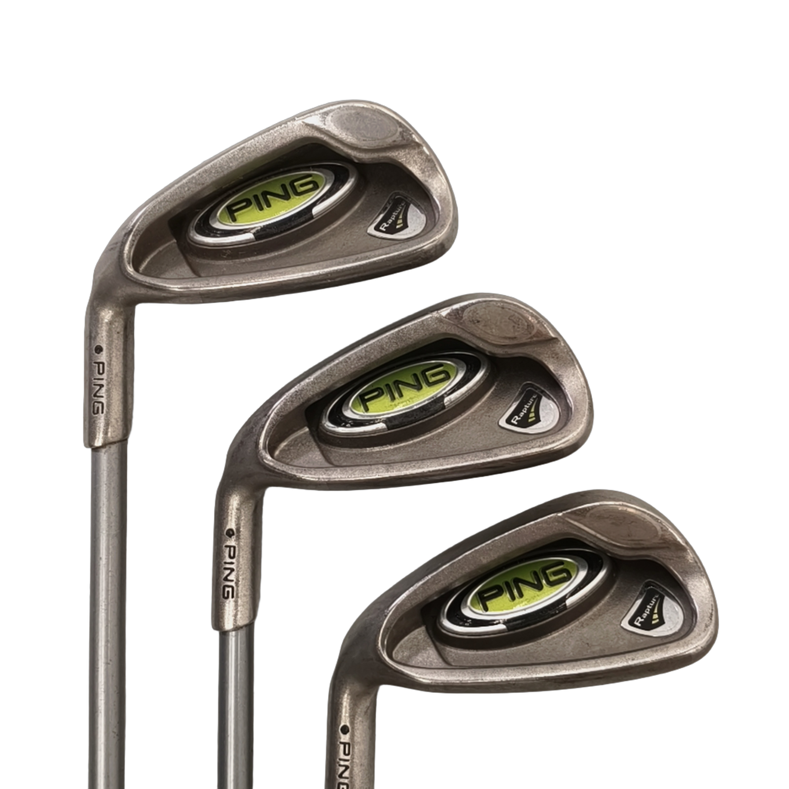 Venstre PING Rapture Jernsæt / 5-PW / Flex Regular / Grafit [model:birefnet-general] [bg:handrolled]