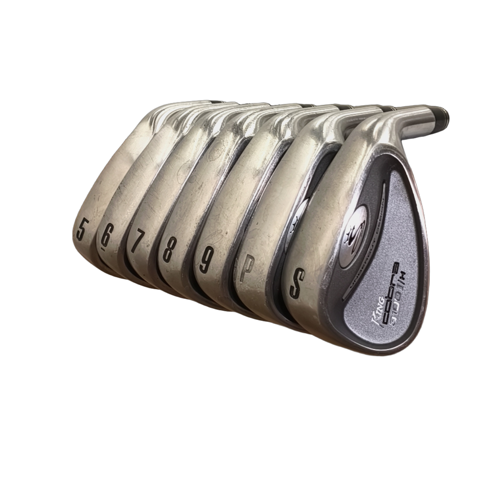 Cobra King 3100i/h Jernsæt / 5-PW+SW / Flex A-flex / Grafit [model:birefnet-general] [bg:handrolled]