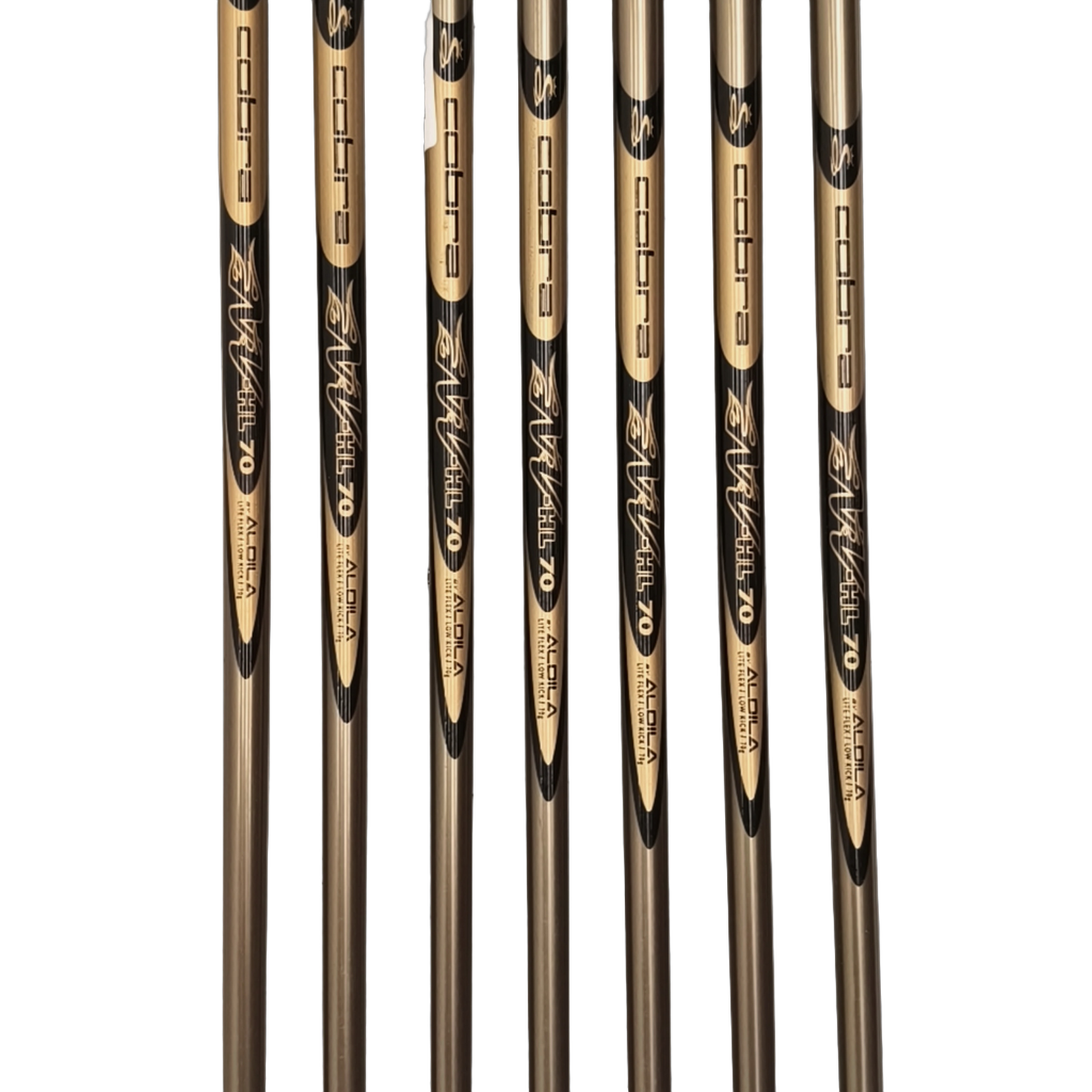 Cobra King 3100i/h Jernsæt / 5-PW+SW / Flex A-flex / Grafit [model:birefnet-general] [bg:handrolled]