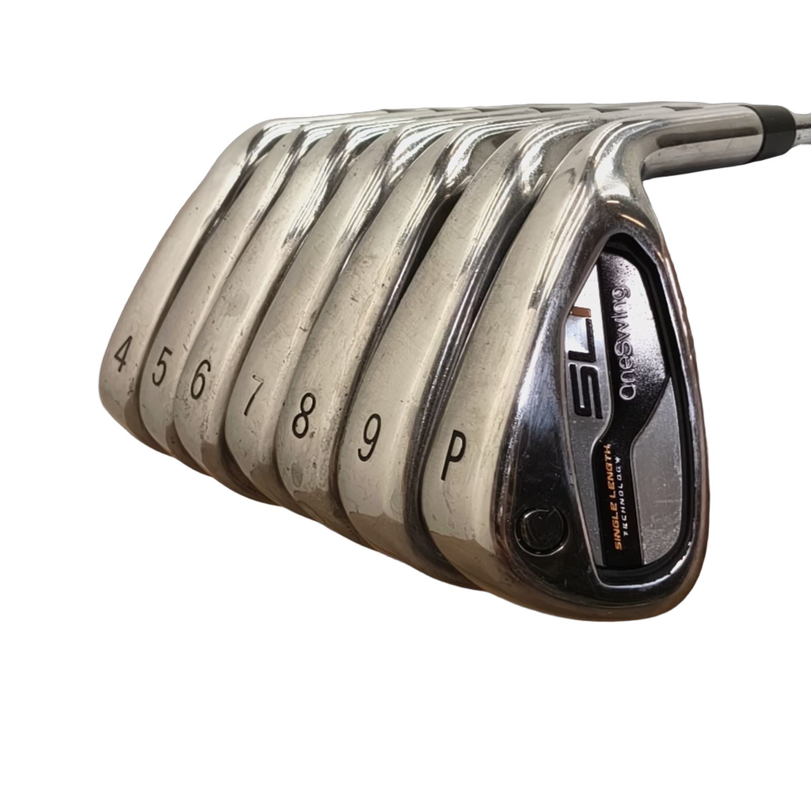 OneSwing SLi Jernsæt / 4-PW / Flex Stiff / Stål [model:birefnet-general] [bg:handrolled]
