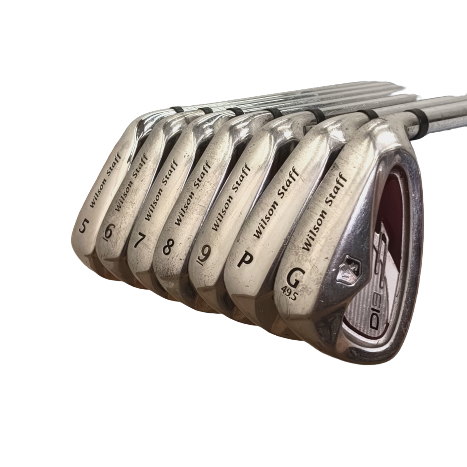 Wilson Staff DI9 Jernsæt / 5-PW+GW / Flex Uniflex / Stål [model:birefnet-general] [bg:handrolled]