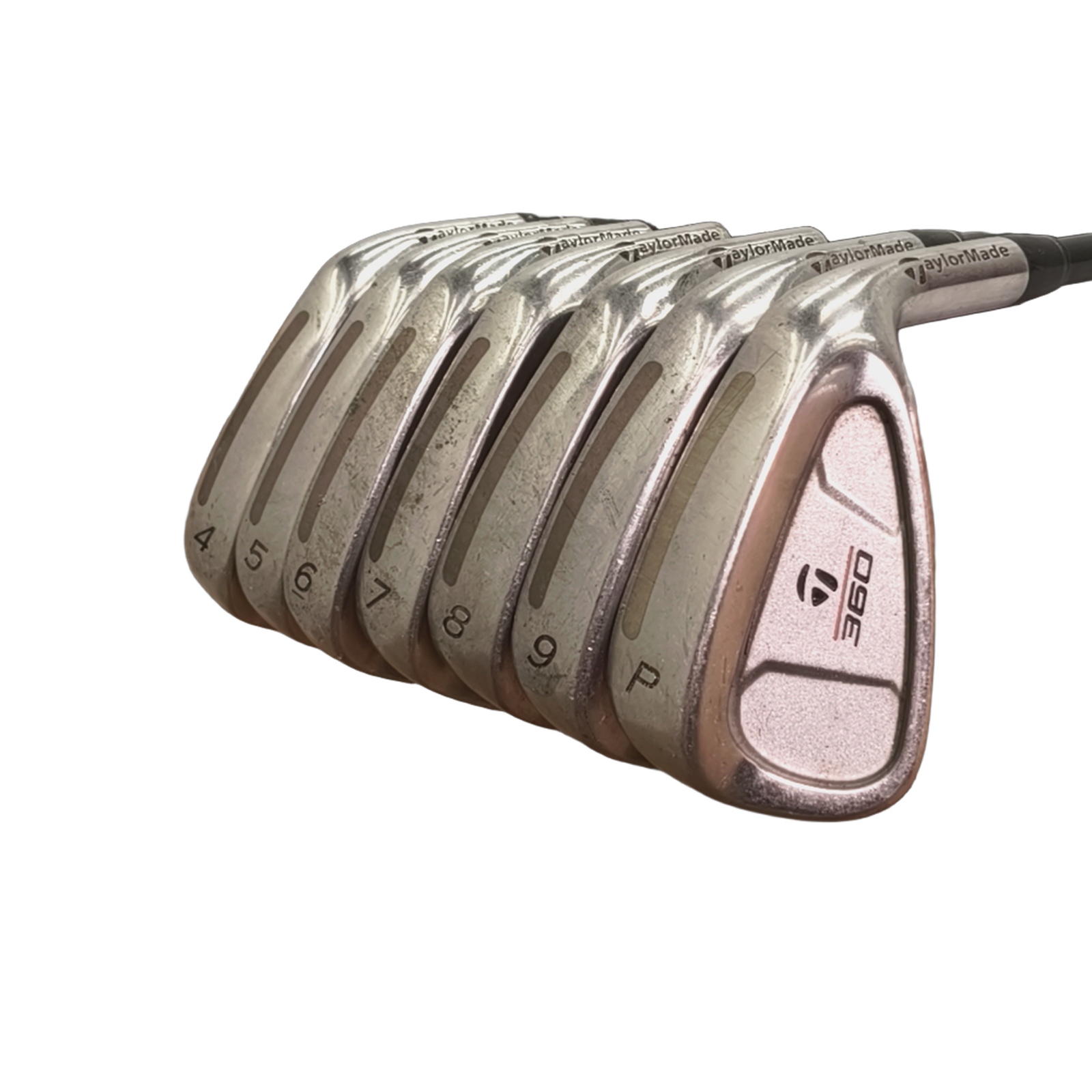 TaylorMade 360 Iron Set / 4-PW / Flex Regular / Graphite [model:birefnet-general] [bg:handrolled]