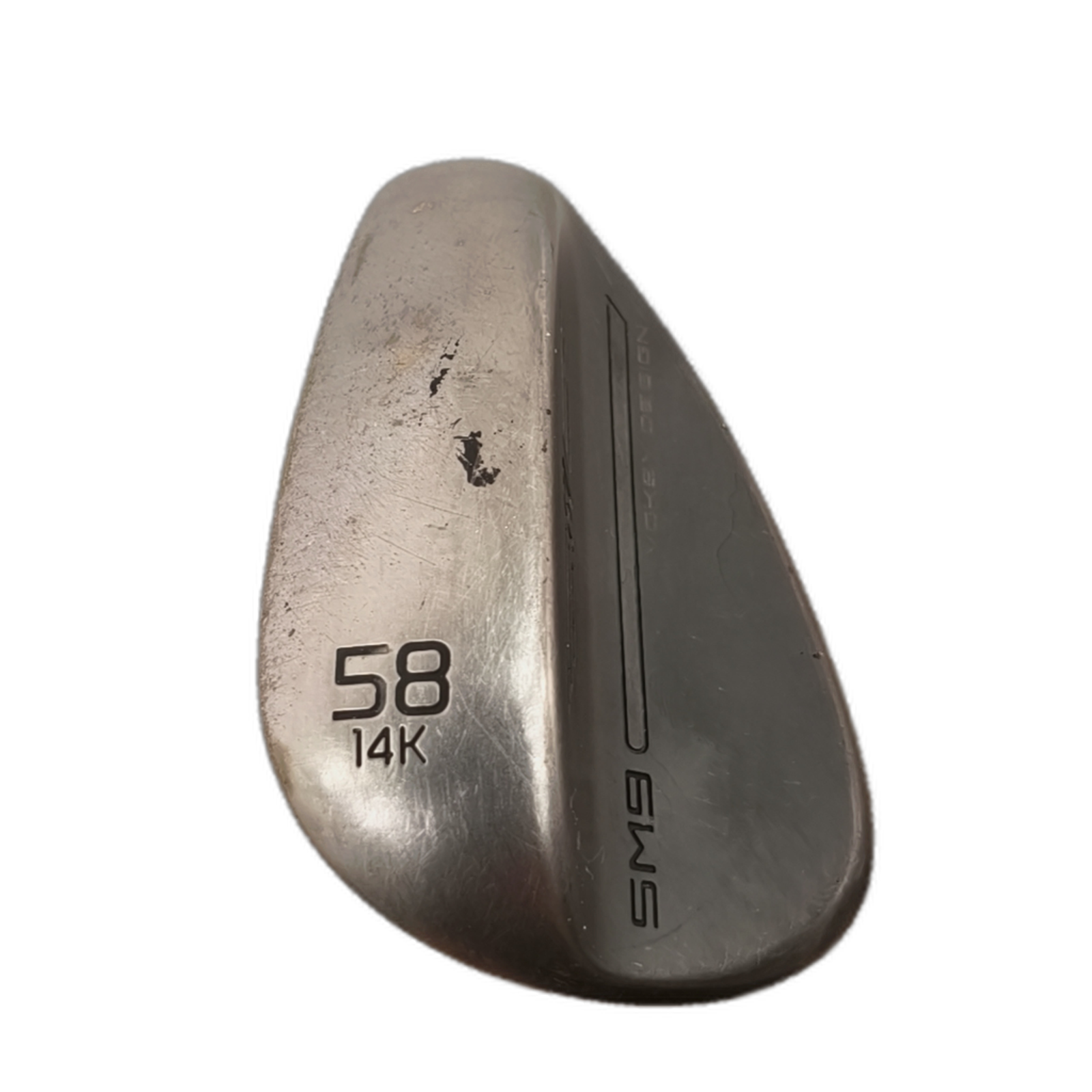 Titleist SM9 Wedge / Flex Wedge / 58/14 [model:silueta] [bg:handrolled]
