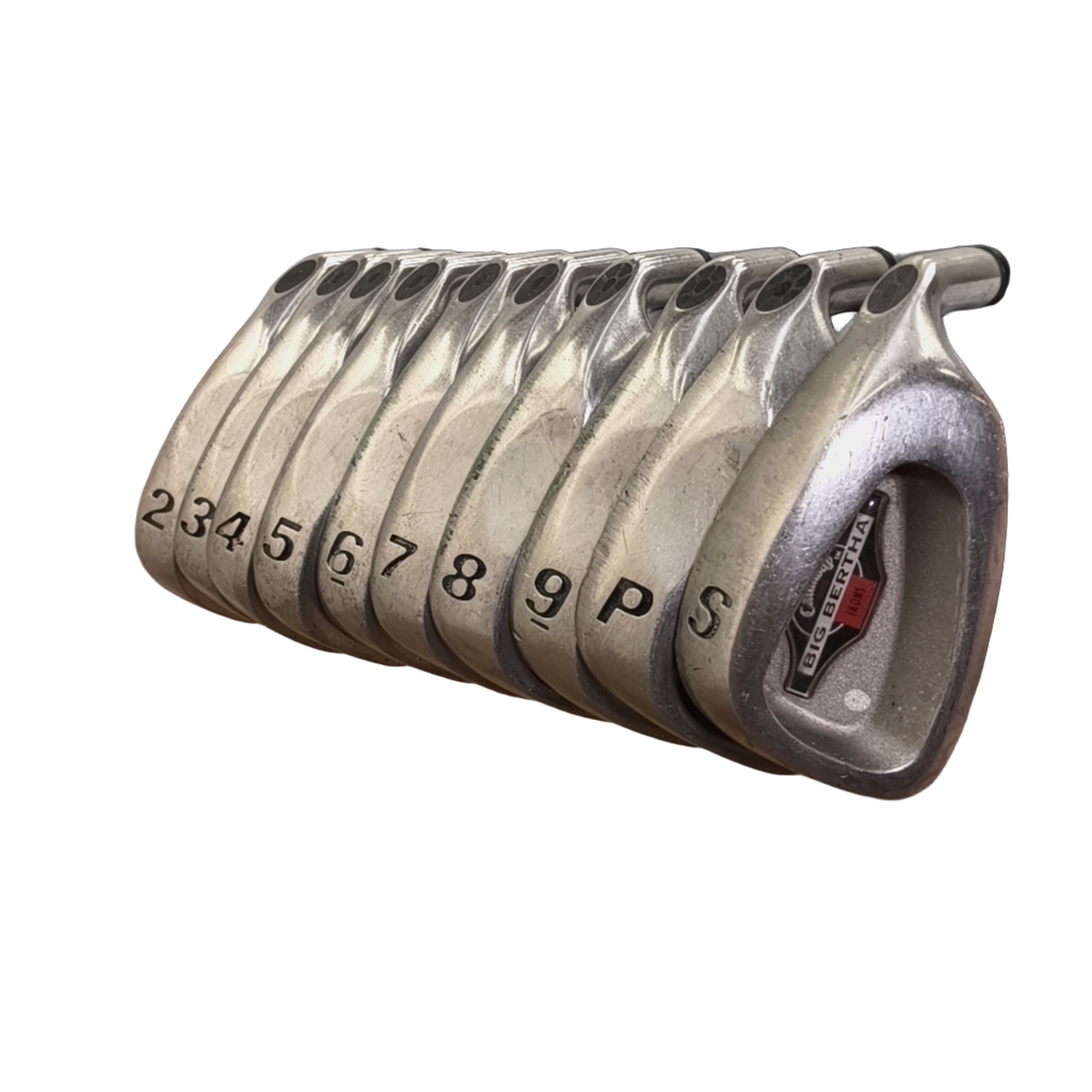 Callaway Big Bertha Iron Set / 2-PW+SW / Flex Regular / Graphite [model:birefnet-general] [bg:handrolled]