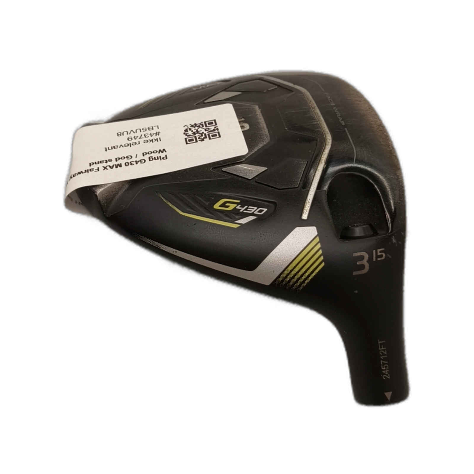 PING G430 Max #3 Fairway Kopf / Loft 15 [model:silueta] [bg:handrolled]
