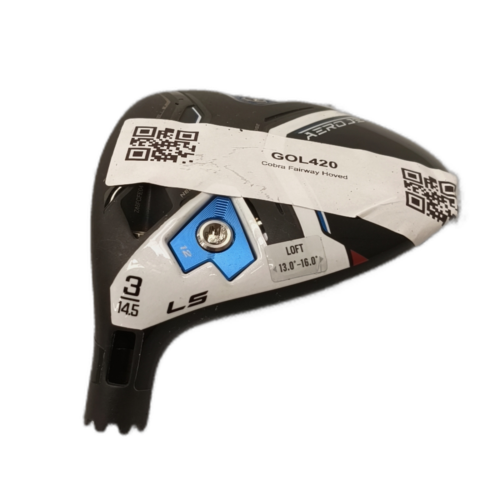 Left Cobra AeroJet LS #3 Fairway Head / Loft 14.5 [model:silueta] [bg:handrolled]