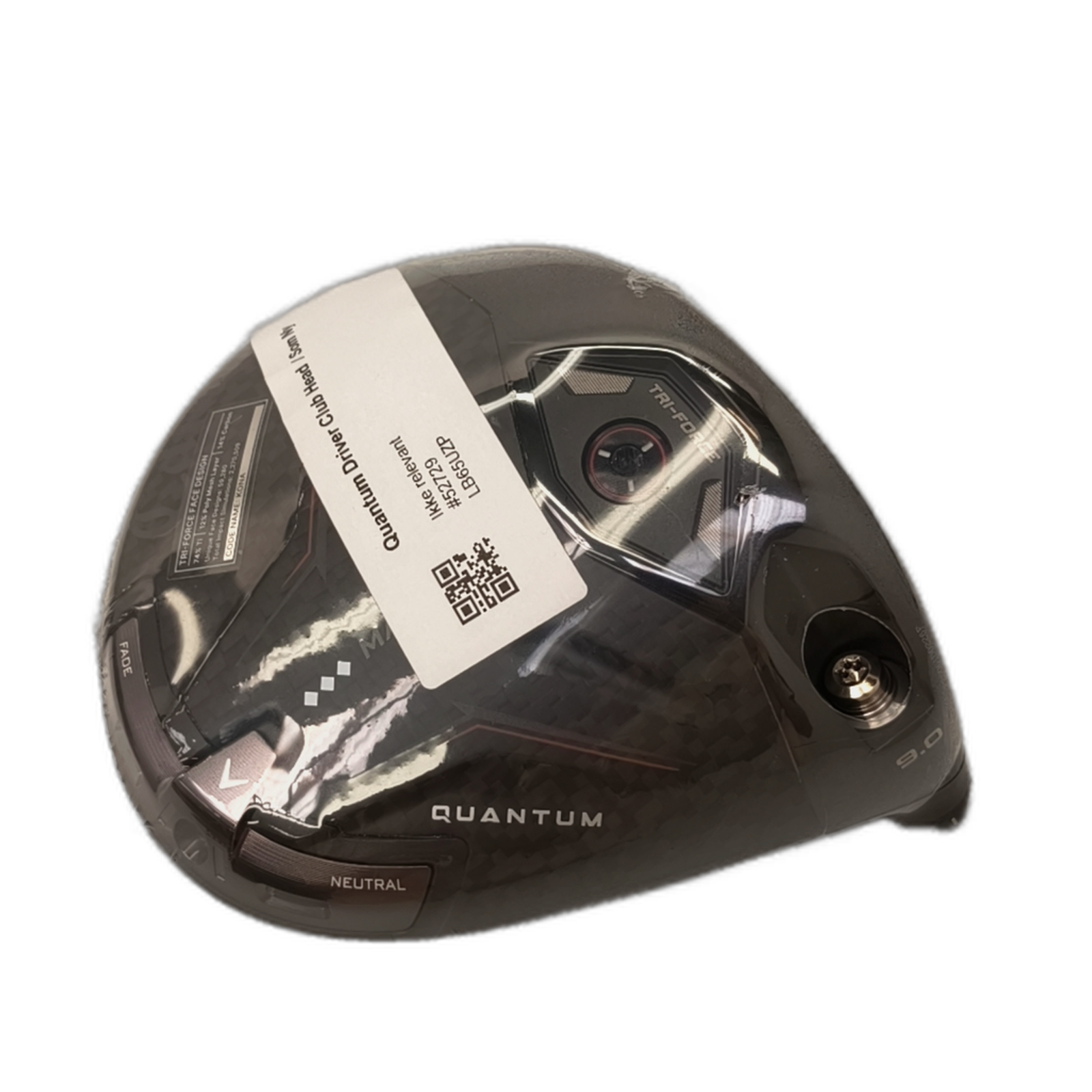 Callaway Quantum Triple Diamond Max Driver Kopf / Loft 9 [model:silueta] [bg:handrolled]