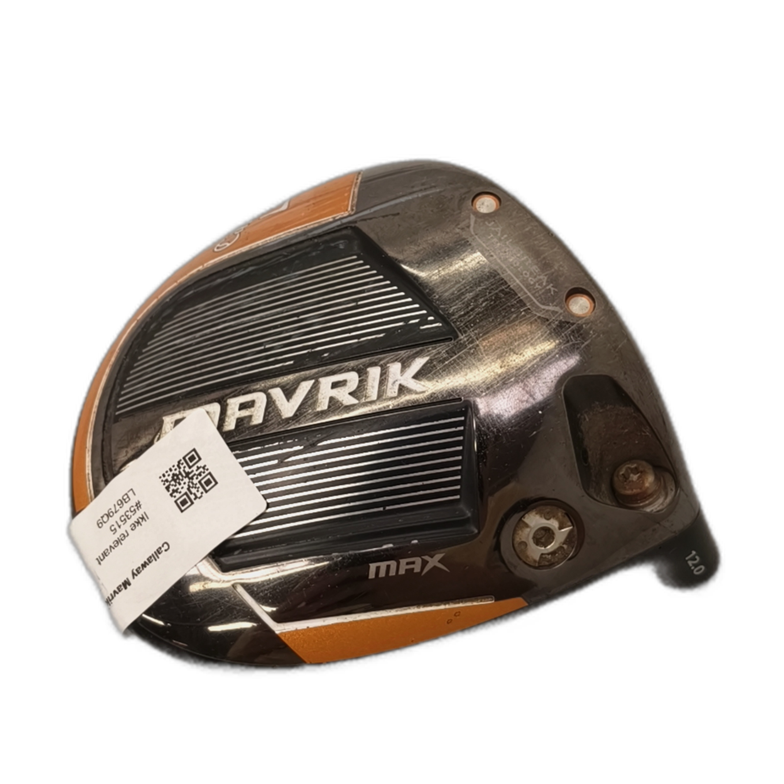 Callaway Mavrik Max Driver Head / Loft 12 [model:silueta] [bg:handrolled]