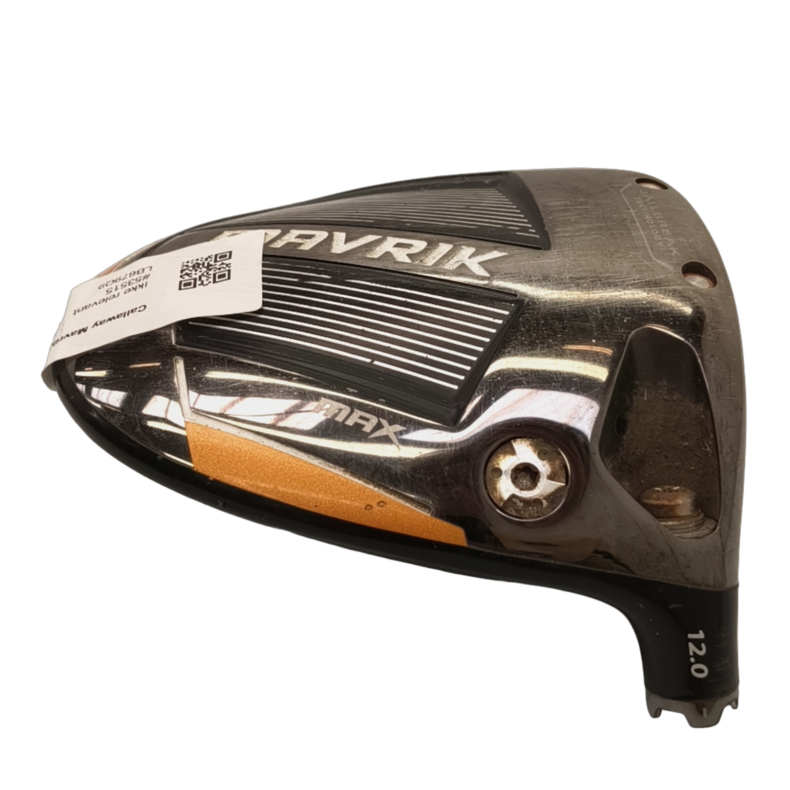 Callaway Mavrik Max Driver Head / Loft 12 [model:birefnet-general] [bg:handrolled]