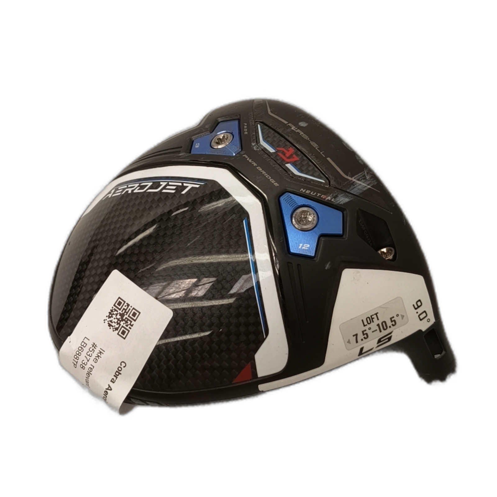 Cobra AeroJet LS Driver Hoved / Loft 9 [model:silueta] [bg:handrolled]