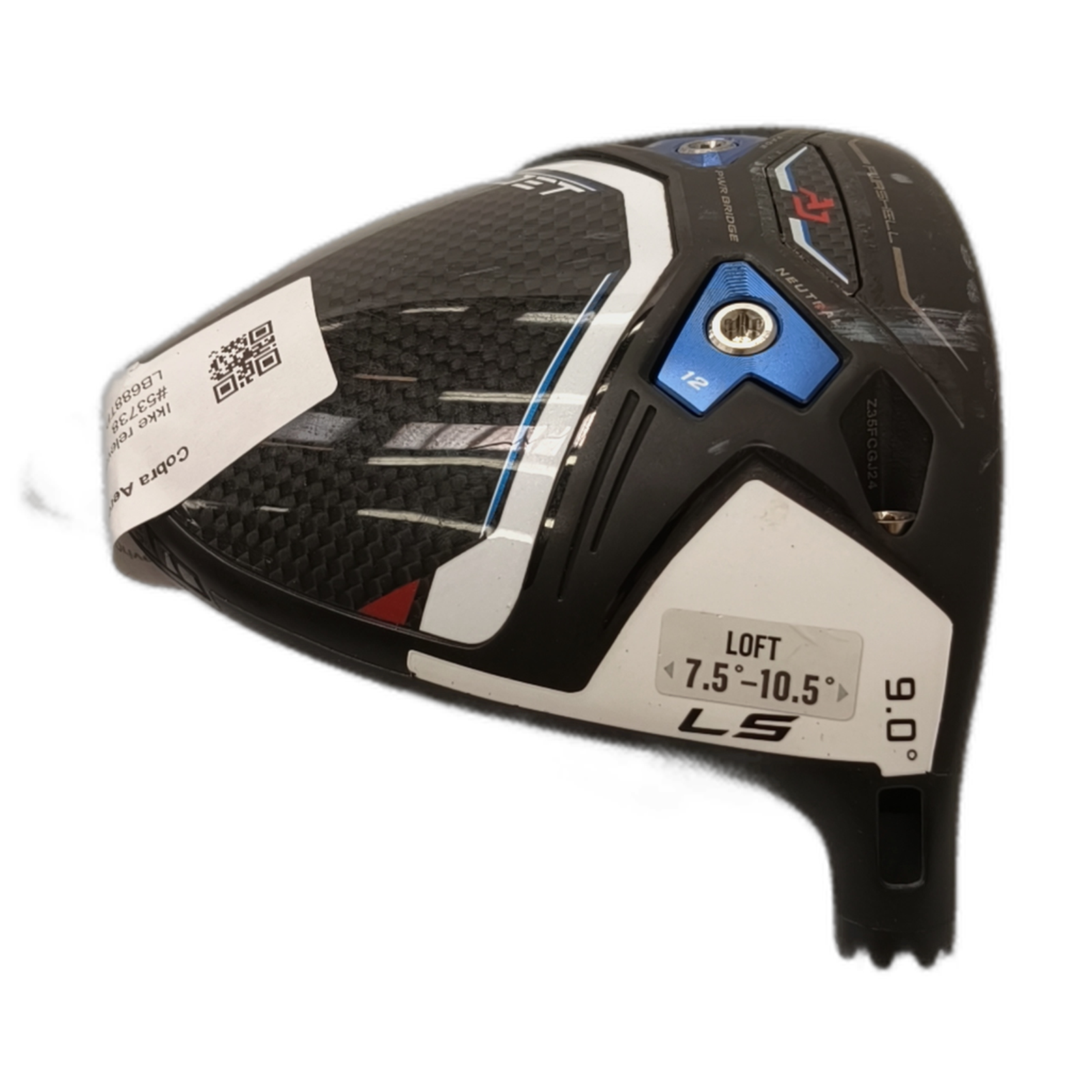Cobra AeroJet LS Driver Hoved / Loft 9 [model:silueta] [bg:handrolled]