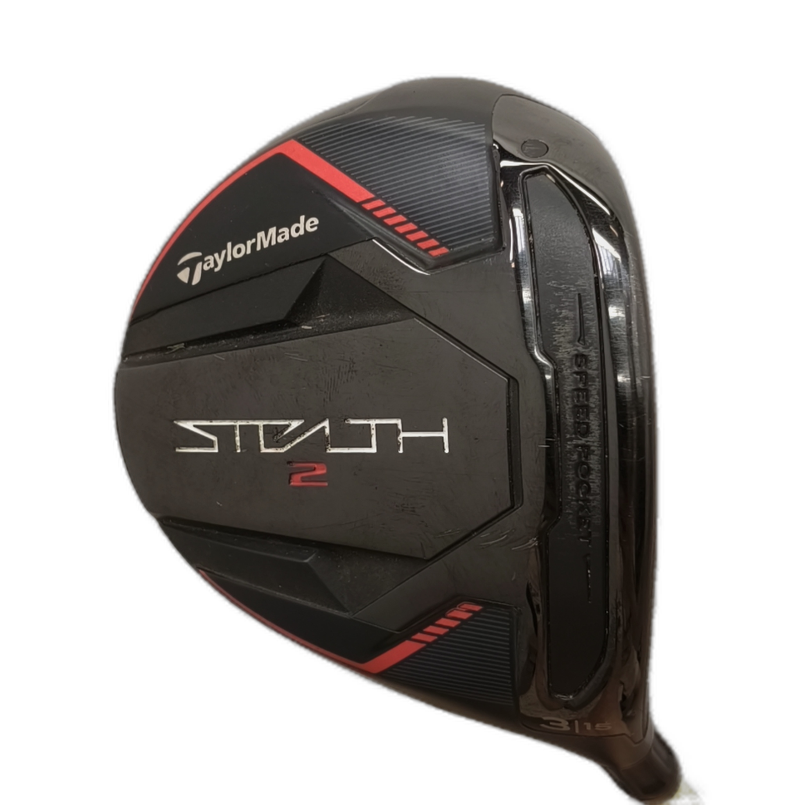 TaylorMade Stealth 2 Fairway Wood / Flex Stiff / #3/15 [model:silueta] [bg:handrolled]