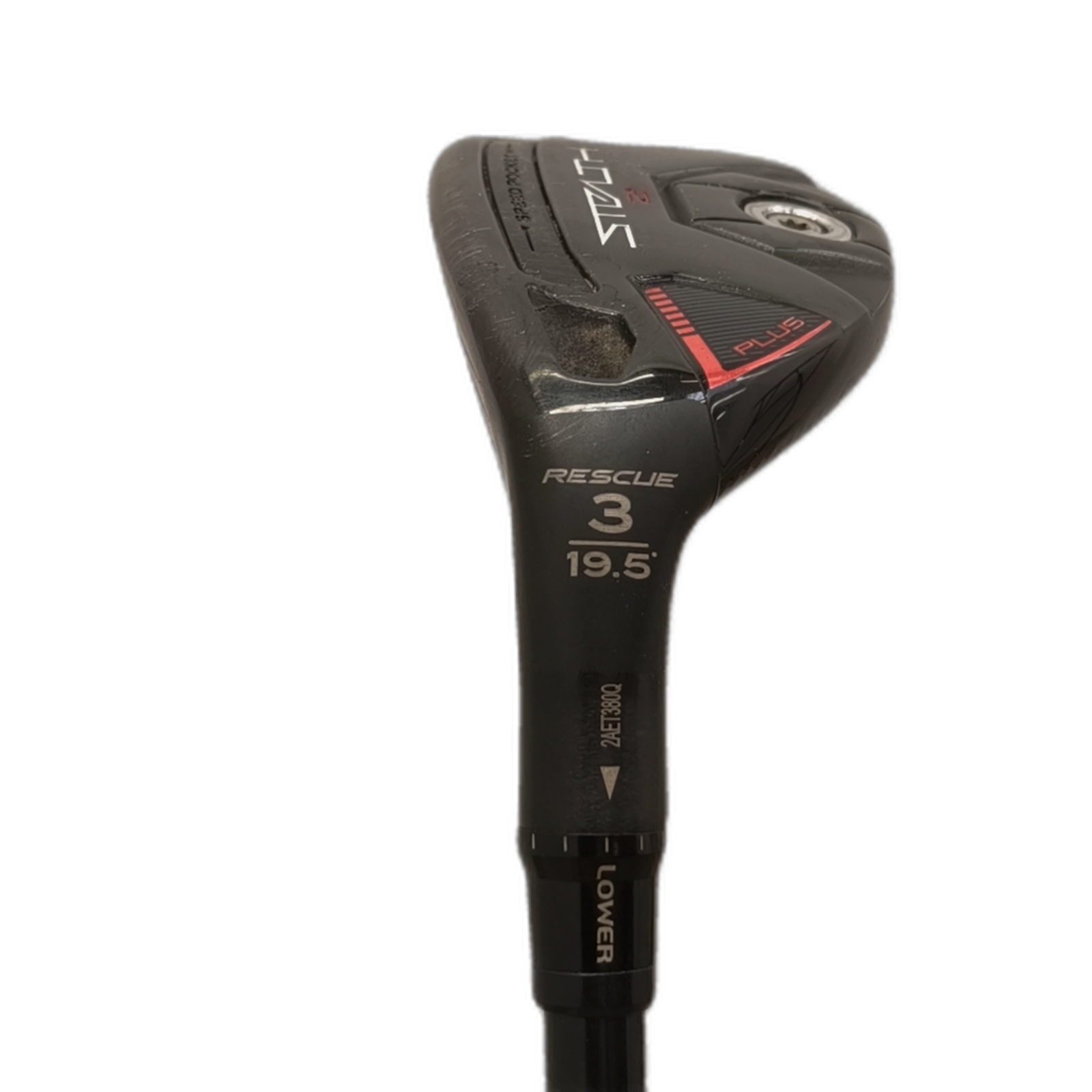 Venstre TaylorMade Stealth 2 Hybrid / Flex Regular / #3/19.5 [model:silueta] [bg:handrolled]