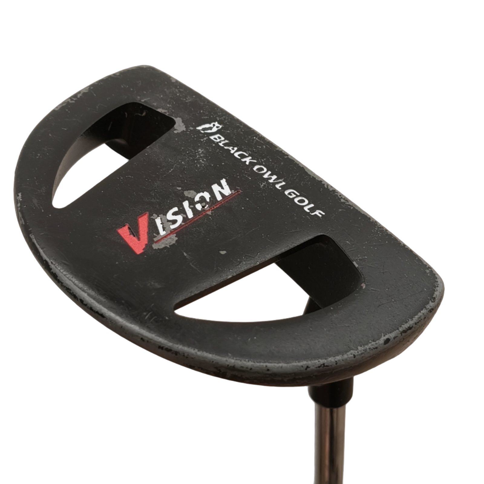 Black Owl Vision Putter / 33" [model:birefnet-general] [bg:handrolled]