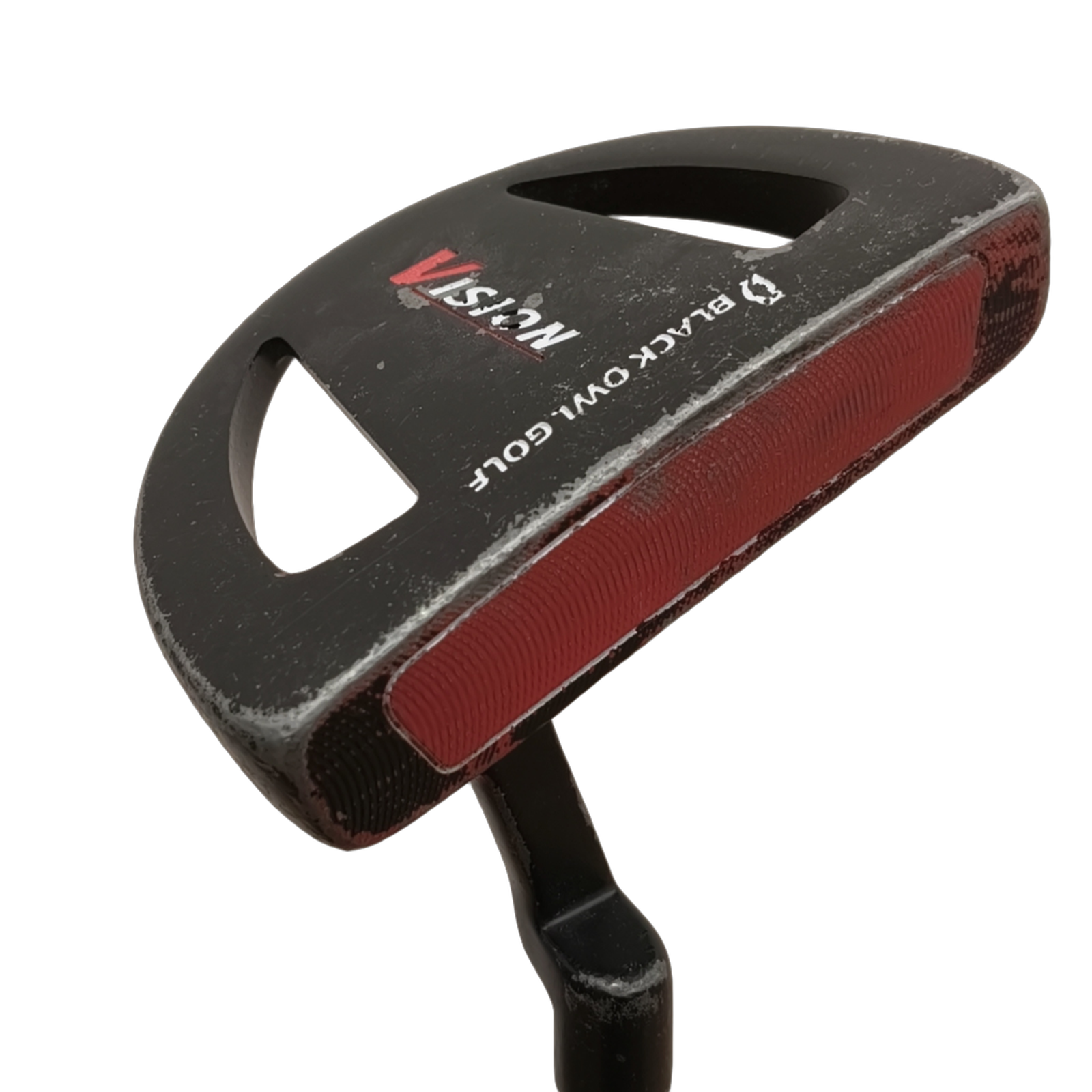 Black Owl Vision Putter / 33" [model:birefnet-general] [bg:handrolled]