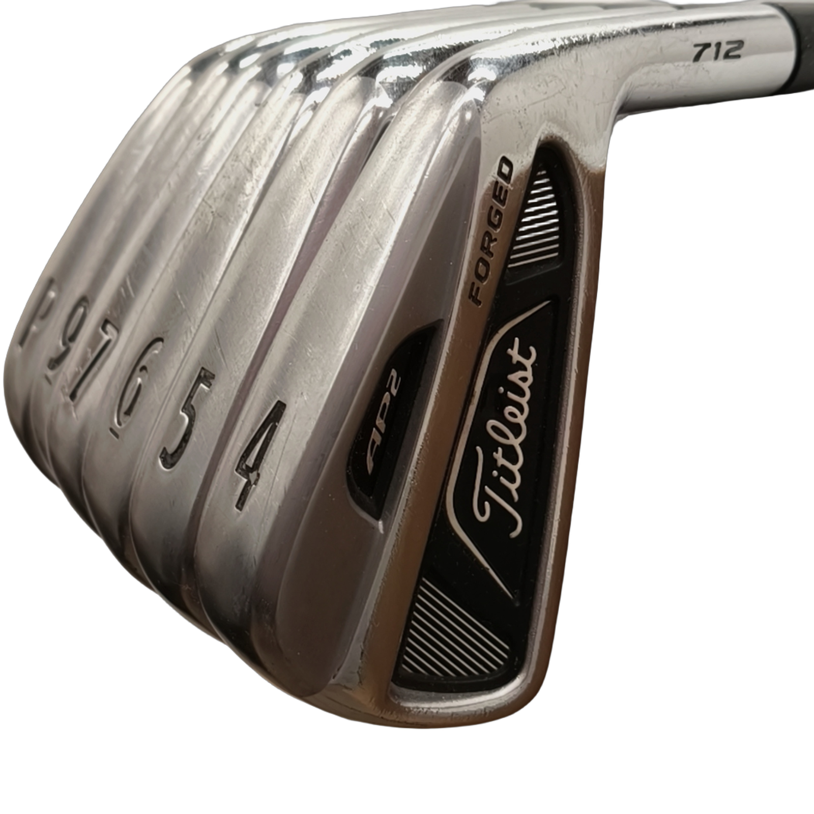 Titleist AP2 712 Forged Jernsæt / 4-7i+9-PW / Flex Stiff / Stål [model:birefnet-general] [bg:handrolled]