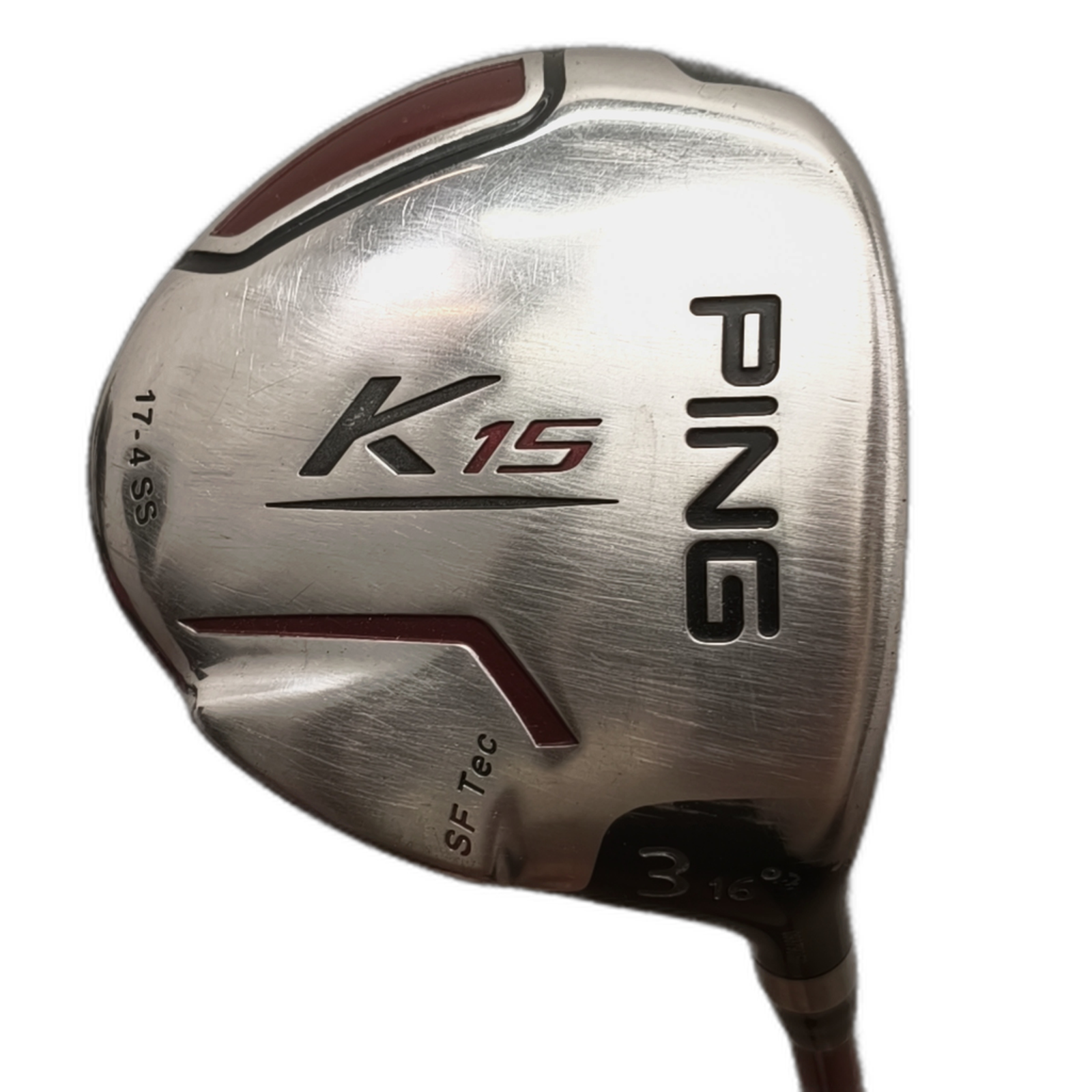 PING K15 Fairway Wood / Flex Regular / #3/16 [model:silueta] [bg:handrolled]